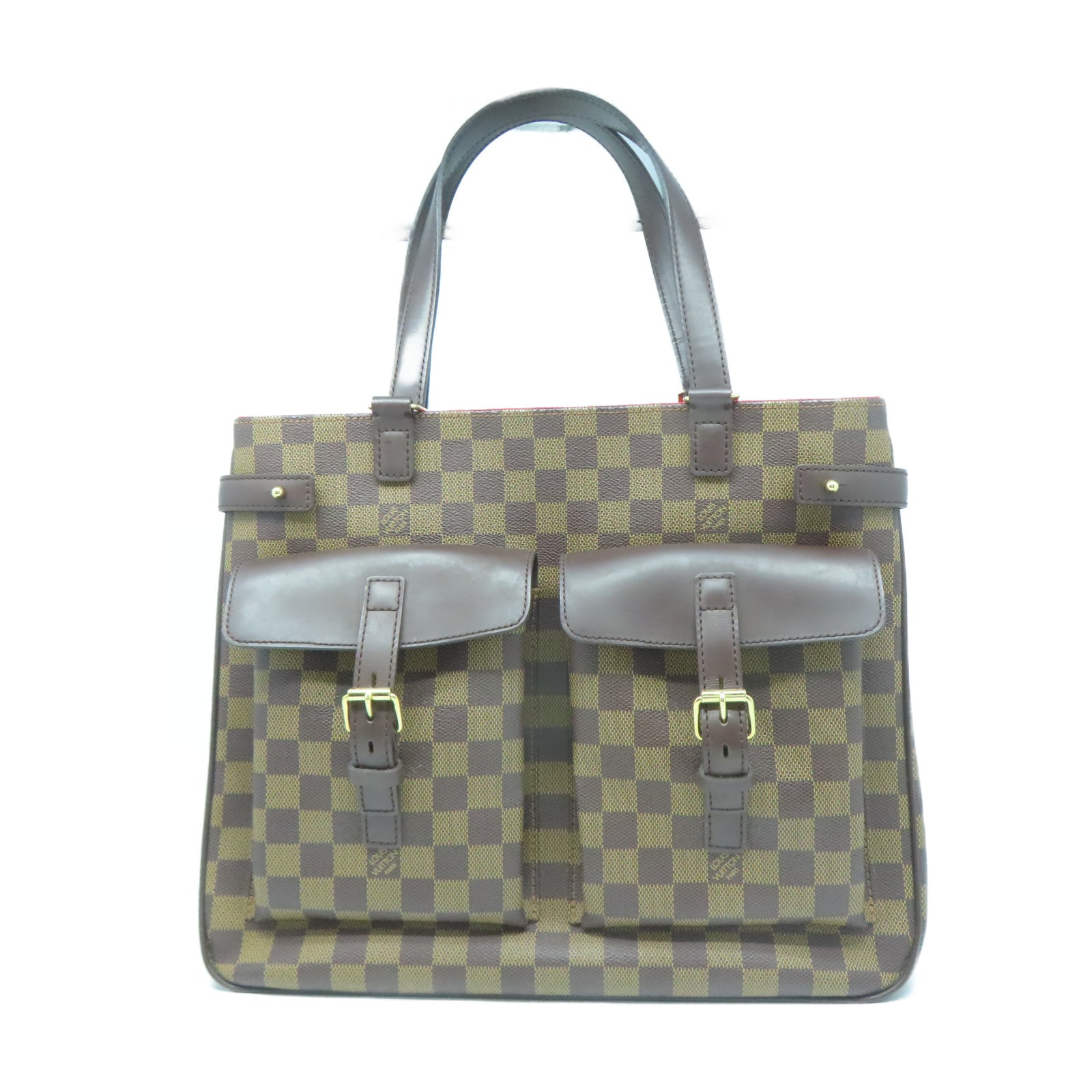 LOUIS VUITTON 【激減優惠】Damier Uzes金扣肩背袋啡色