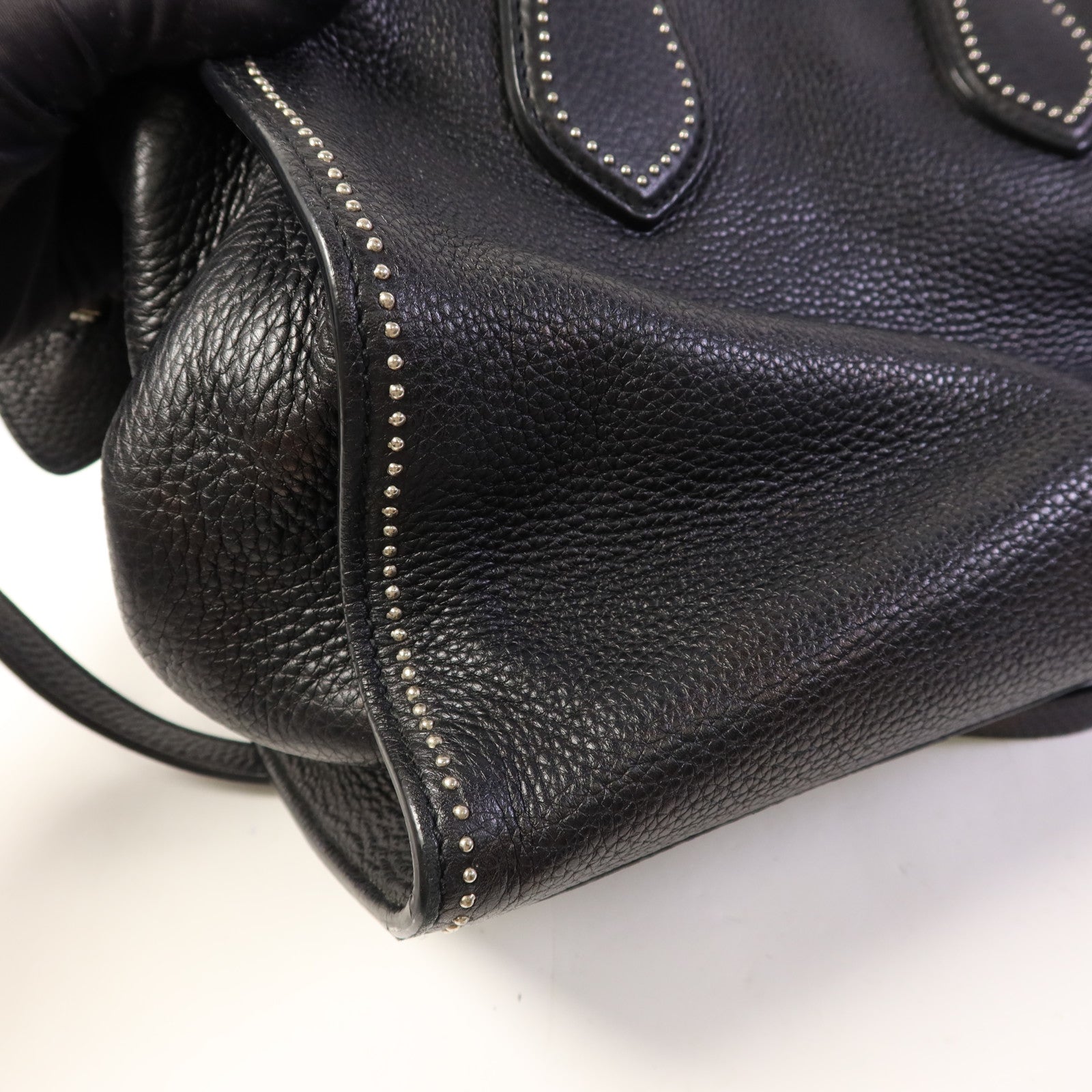 GUCCI 牛皮皮革2 Way Shoulder Bag銀扣手挽肩背兩用袋