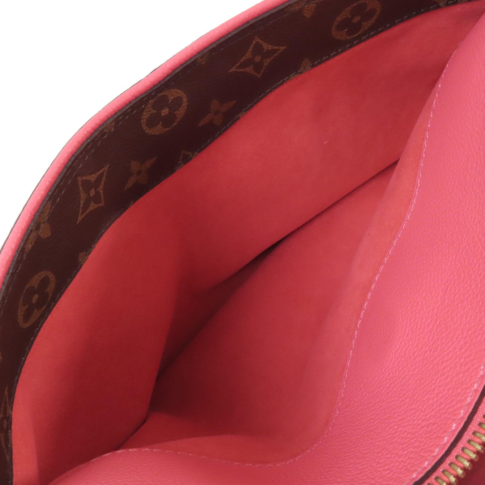 LOUIS VUITTON Monogram Pallas 2Way Shoulder Bag金扣手挽肩背兩用袋啡色/粉紅色