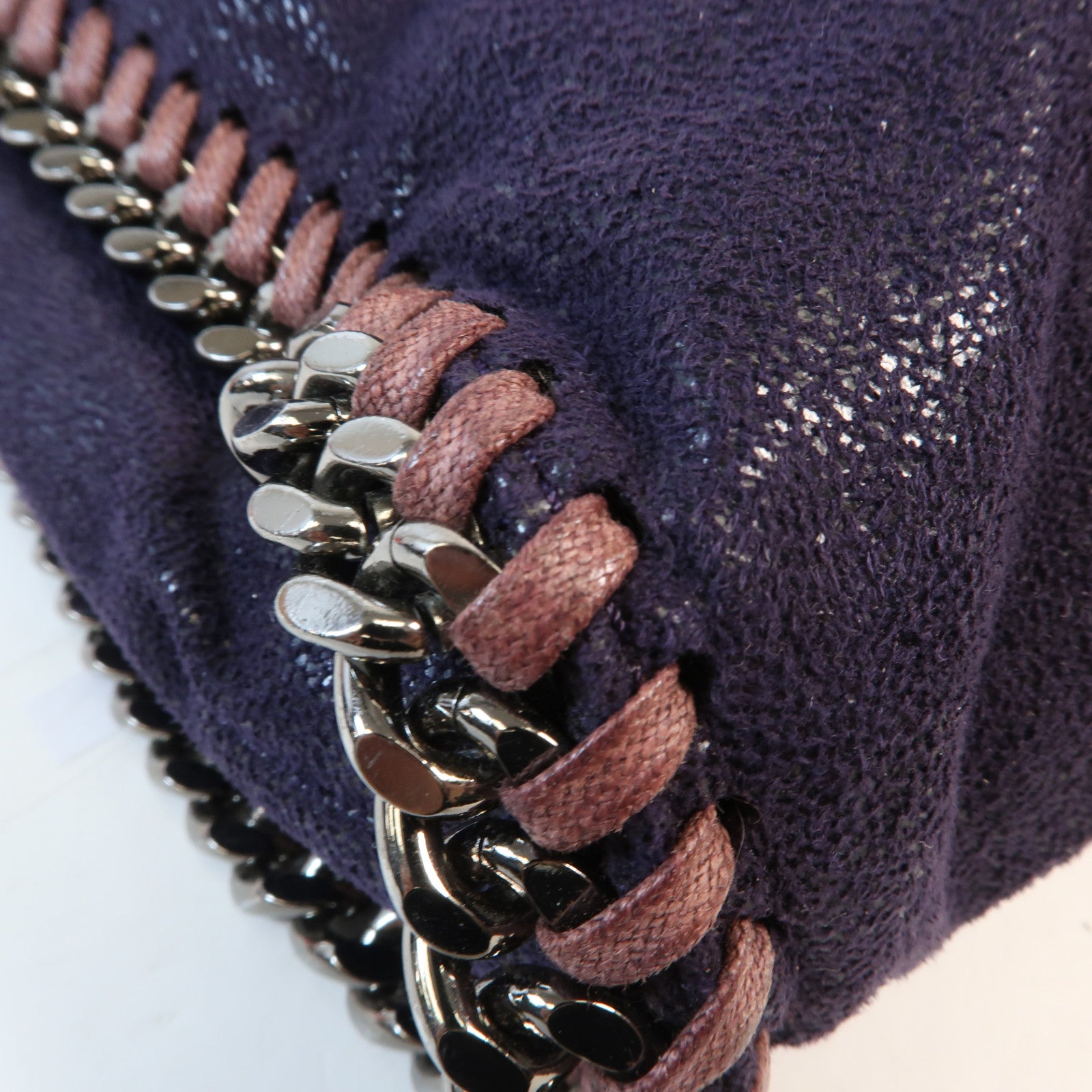 Stella McCartney 聚酯纖維Stella Mccartney Chain Bag銀扣鏈帶肩背袋