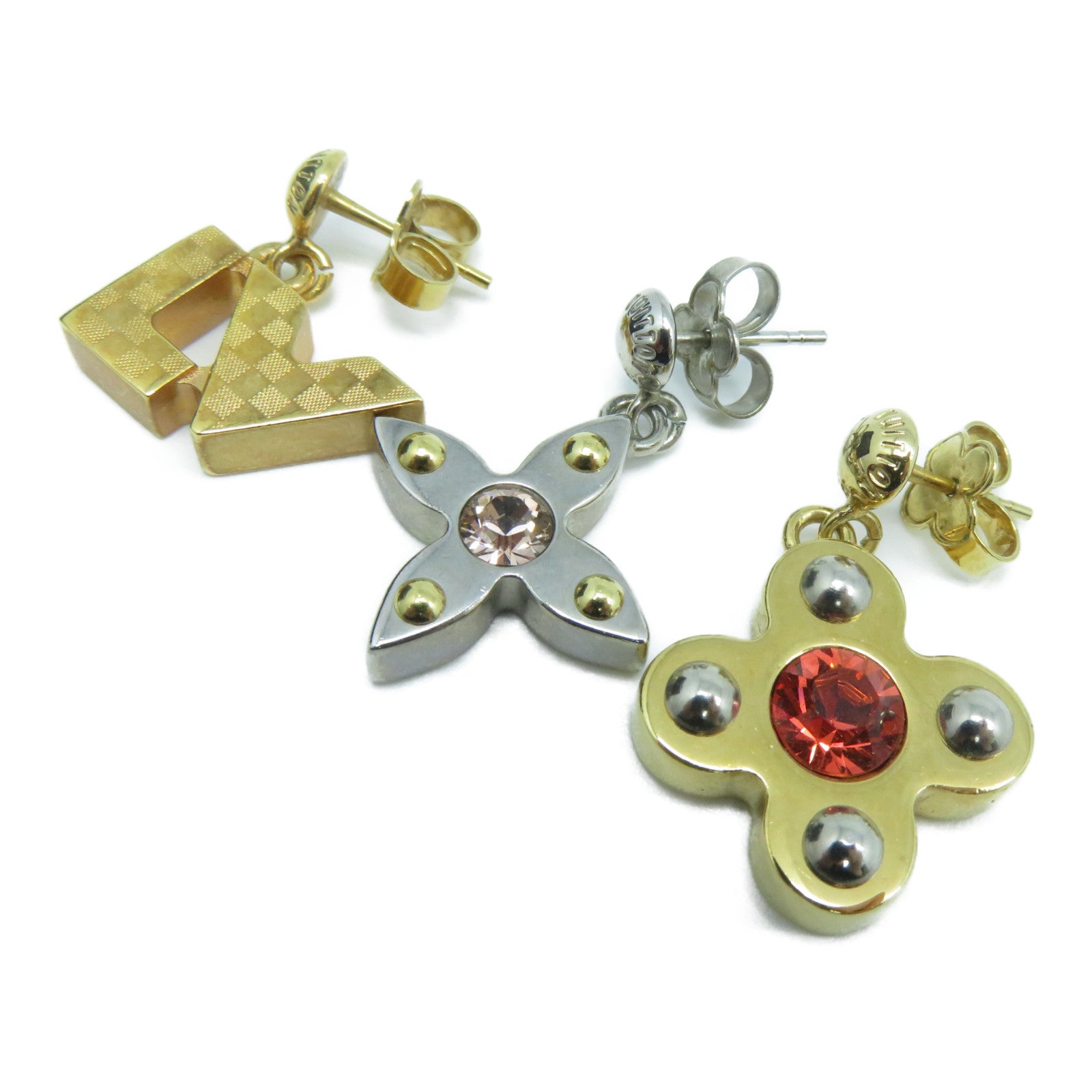 LOUIS VUITTON 【激減優惠】金屬Earrings耳環金色/銀色