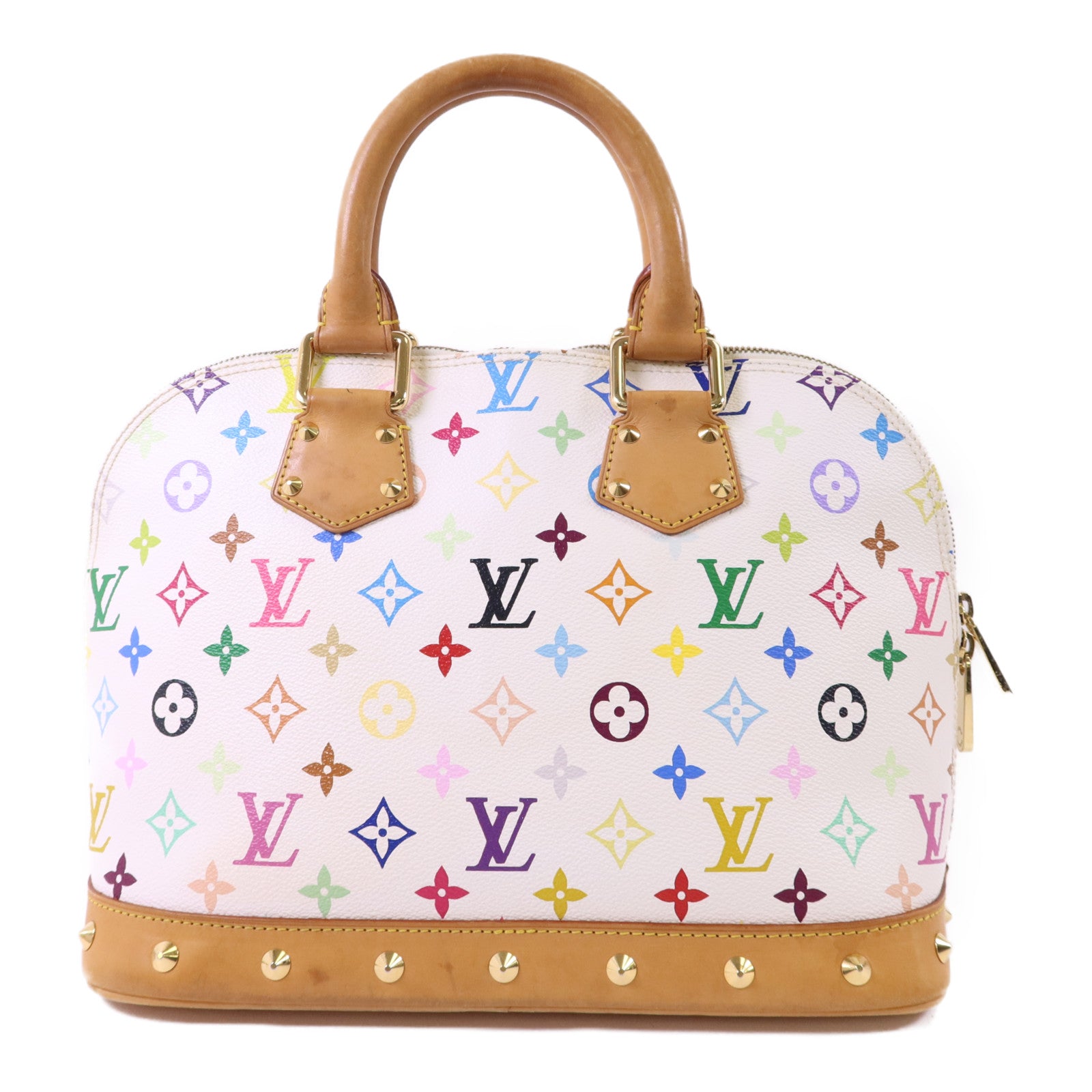 LOUIS VUITTON Monogram Multicolore Alma金扣手挽袋