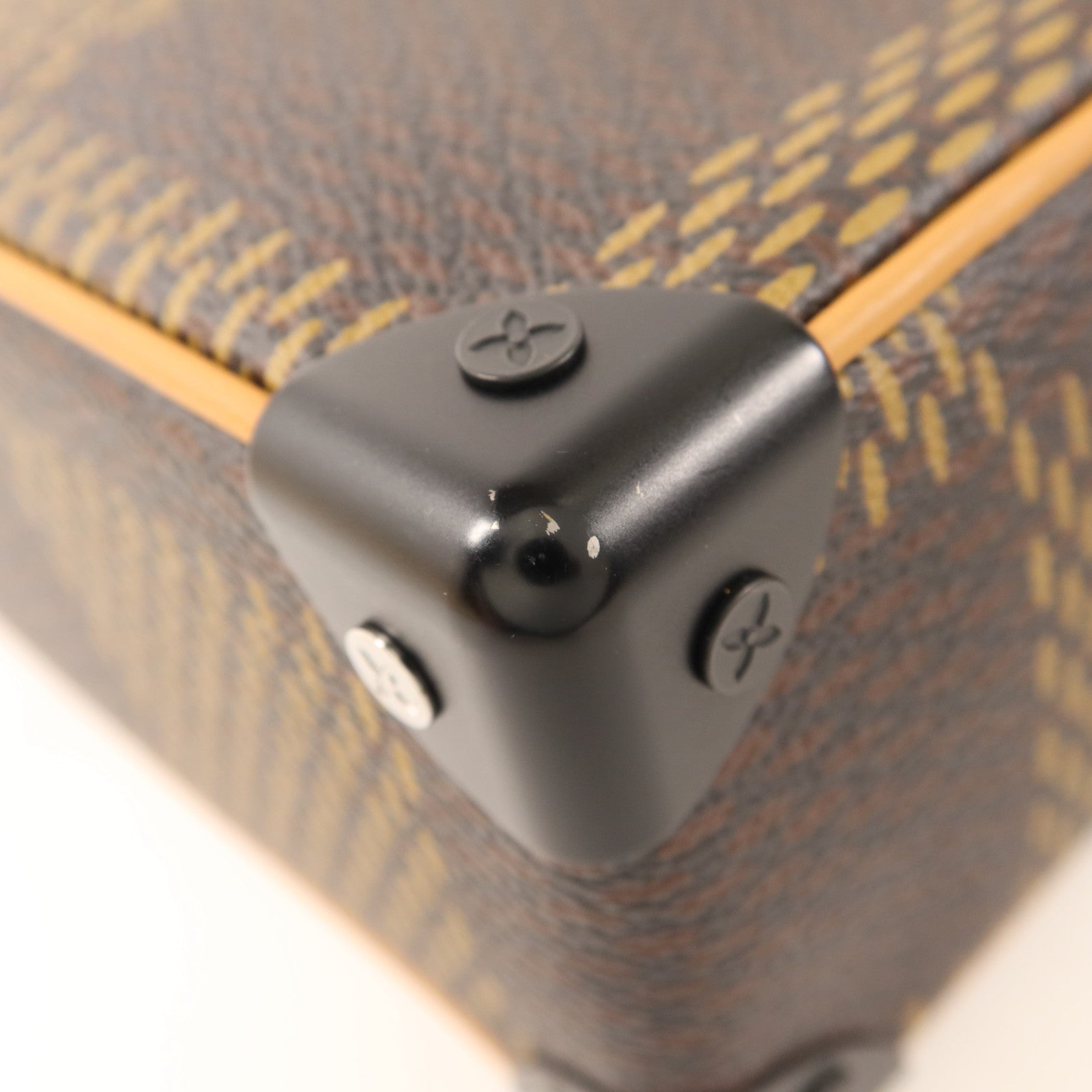 LOUIS VUITTON Damier Giant Ebene × Nigo Mini Soft Trunk肩背袋
