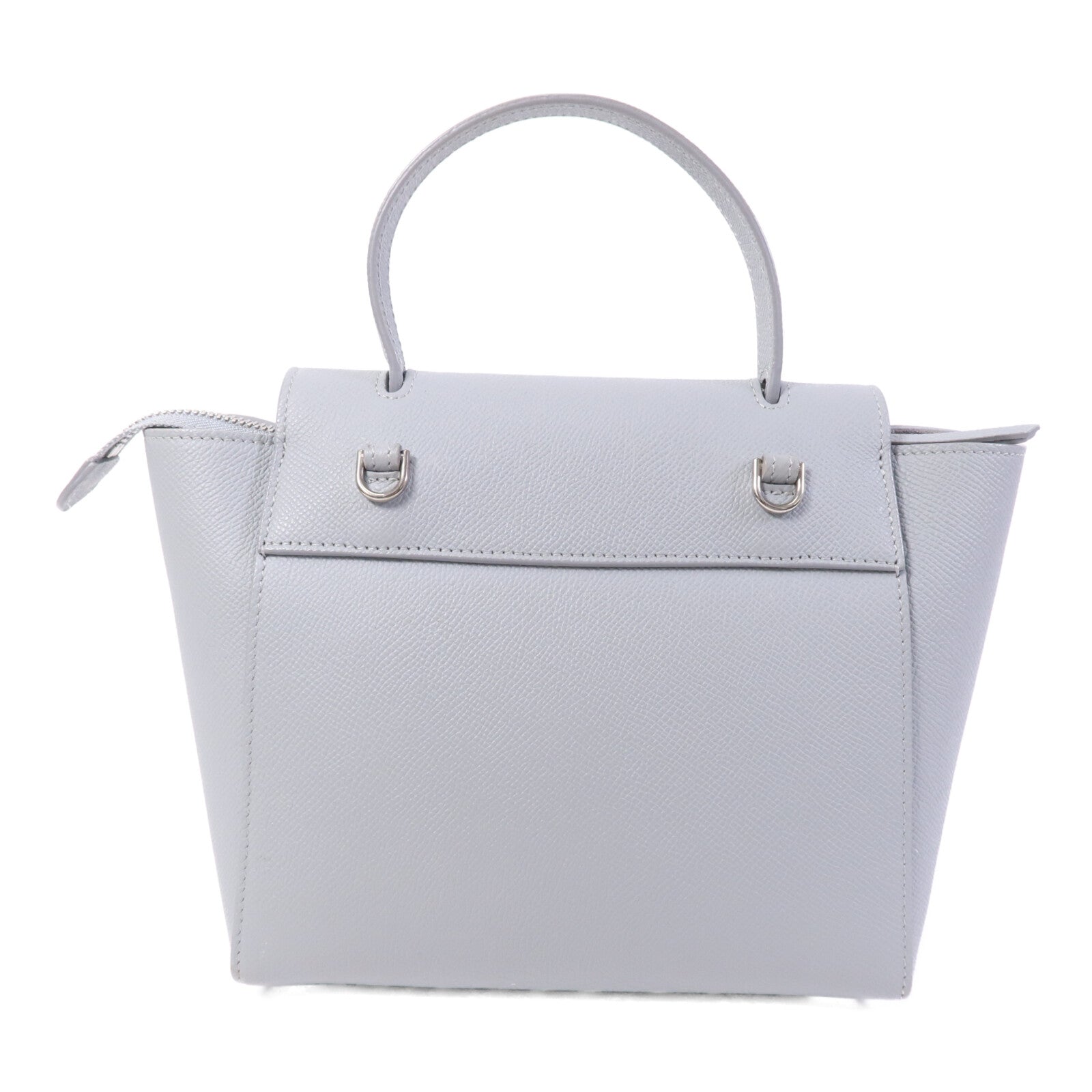 CELINE 牛皮皮革Nano Belt Bag銀扣手挽肩背兩用袋