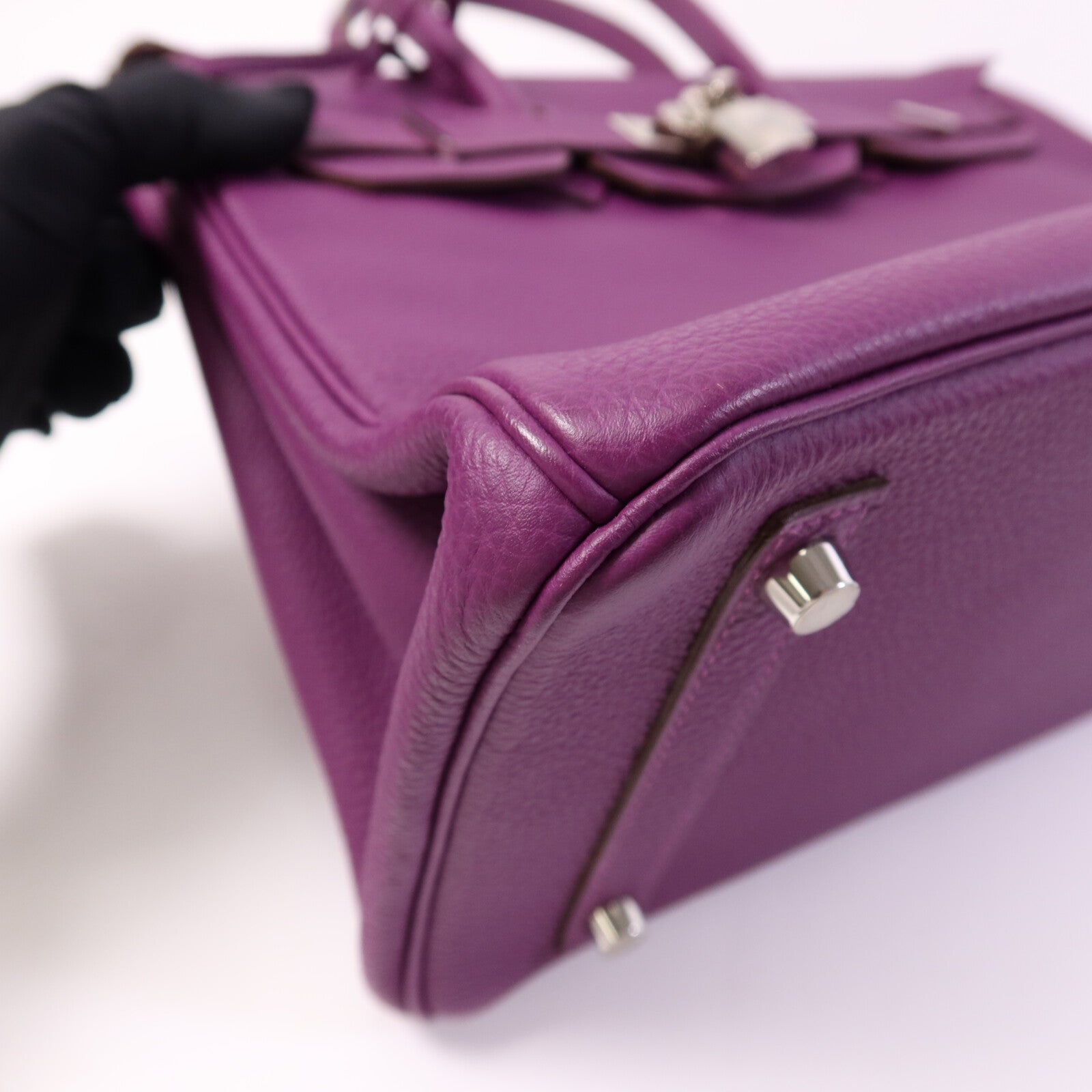 HERMES Togo皮革Birkin 30銀扣手挽袋