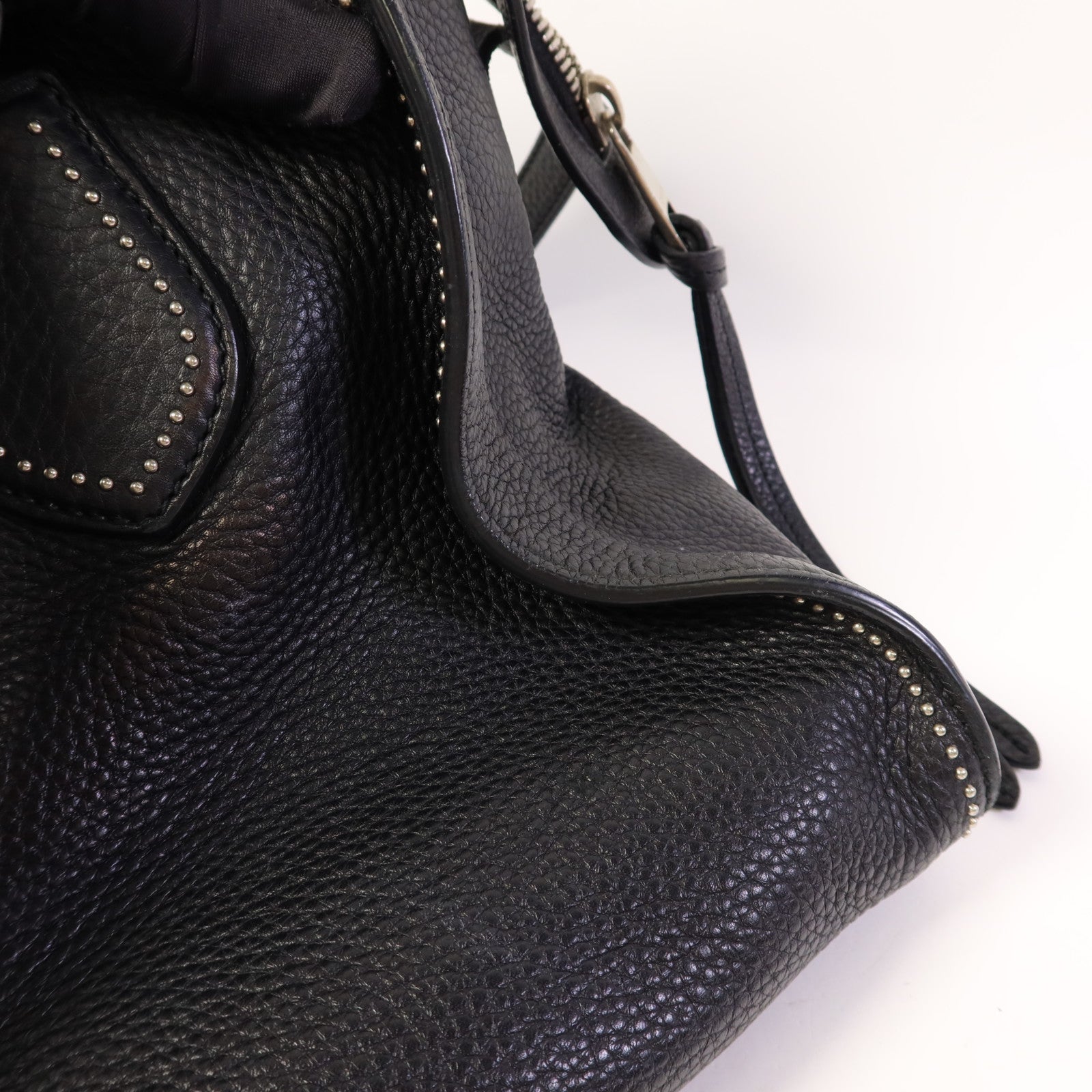 GUCCI 牛皮皮革2 Way Shoulder Bag銀扣手挽肩背兩用袋