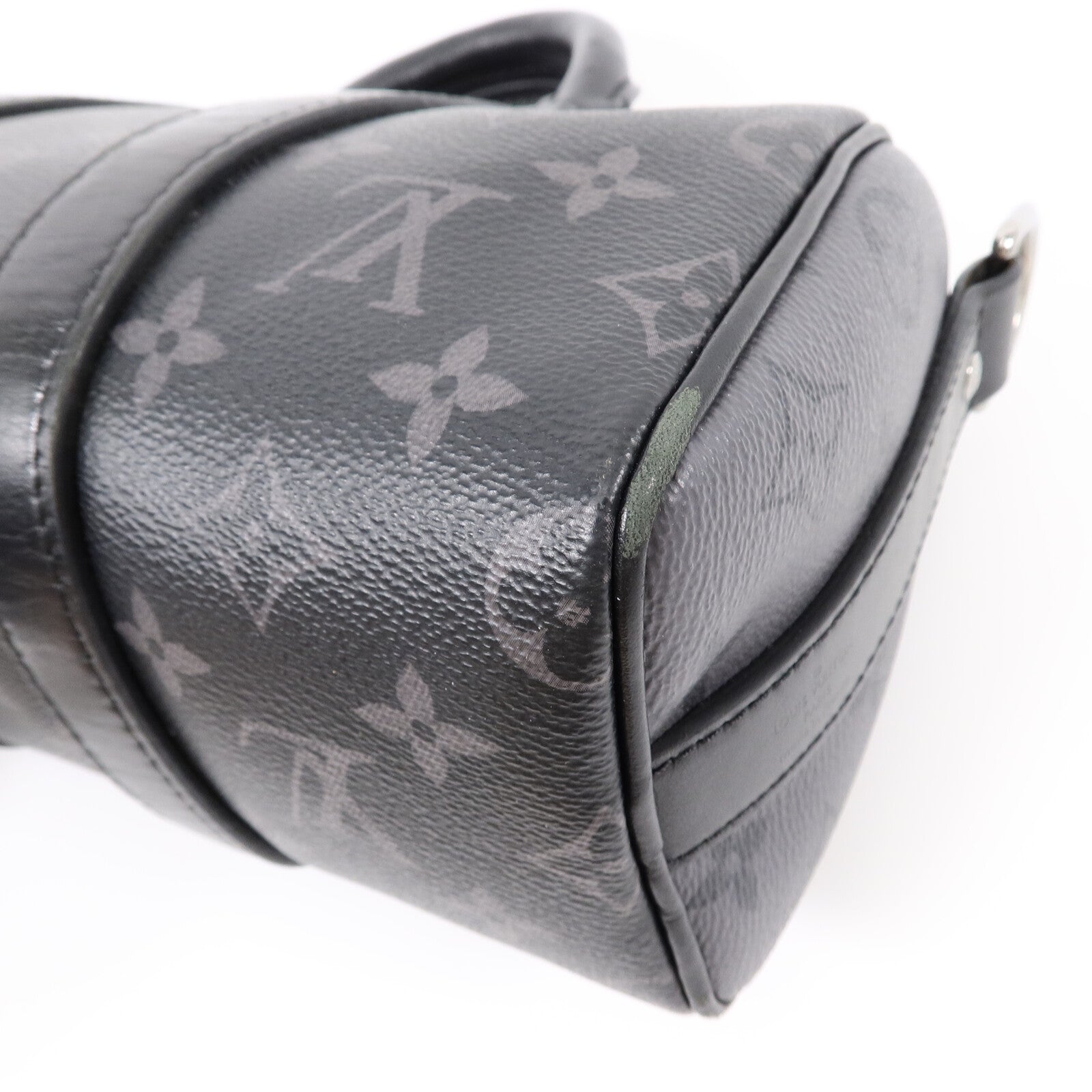LOUIS VUITTON Monogram Eclipse Keepall Bandouliere 25肩背袋