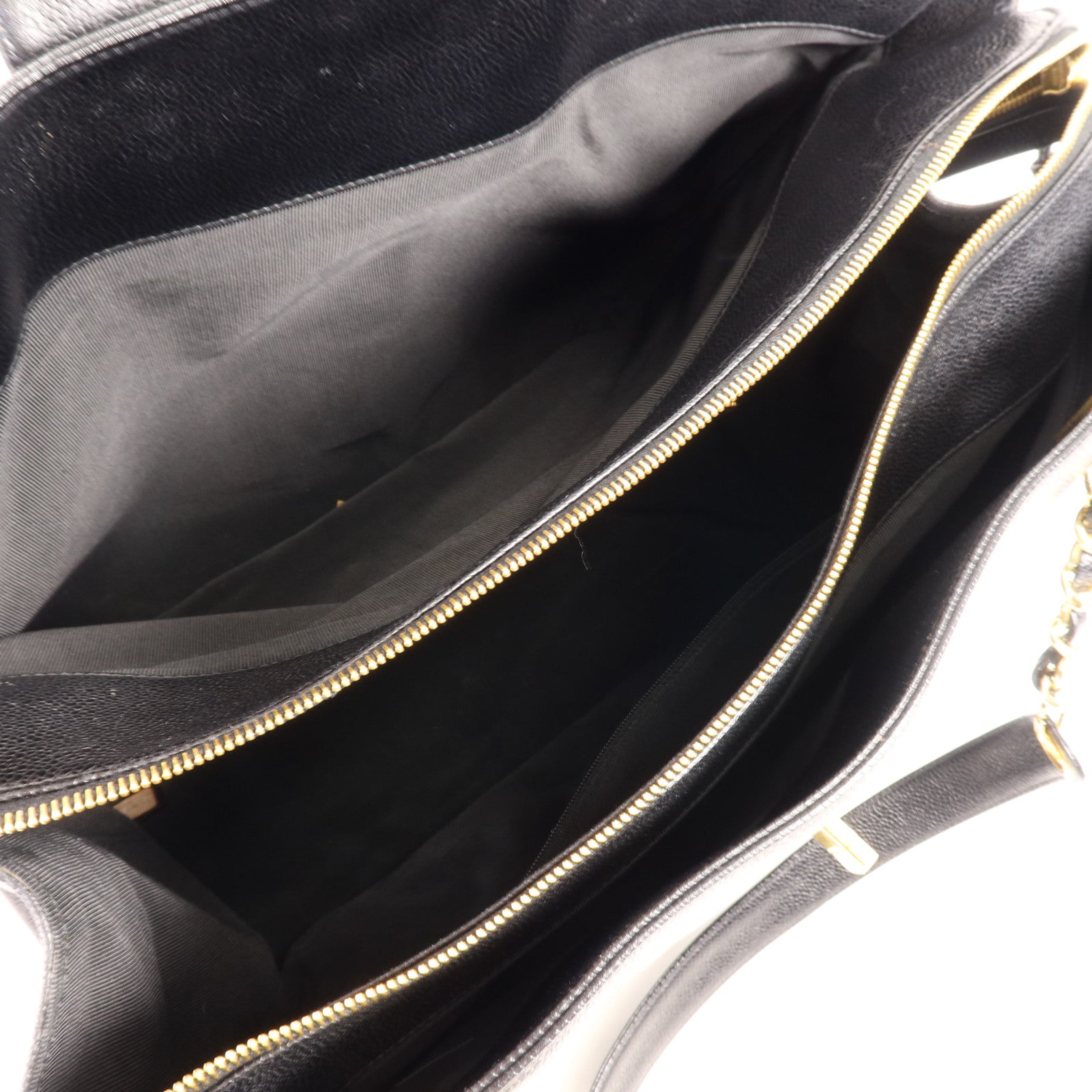 CHANEL 牛皮皮革Vintage Tote Bag金扣肩背袋