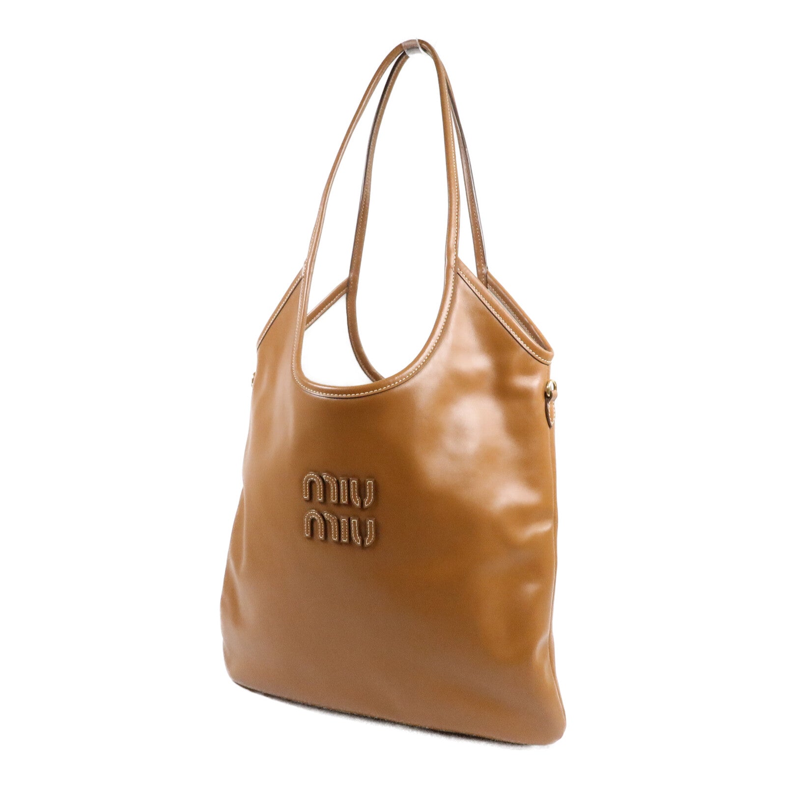 Miu Miu 牛皮皮革Ivy Tote肩背袋