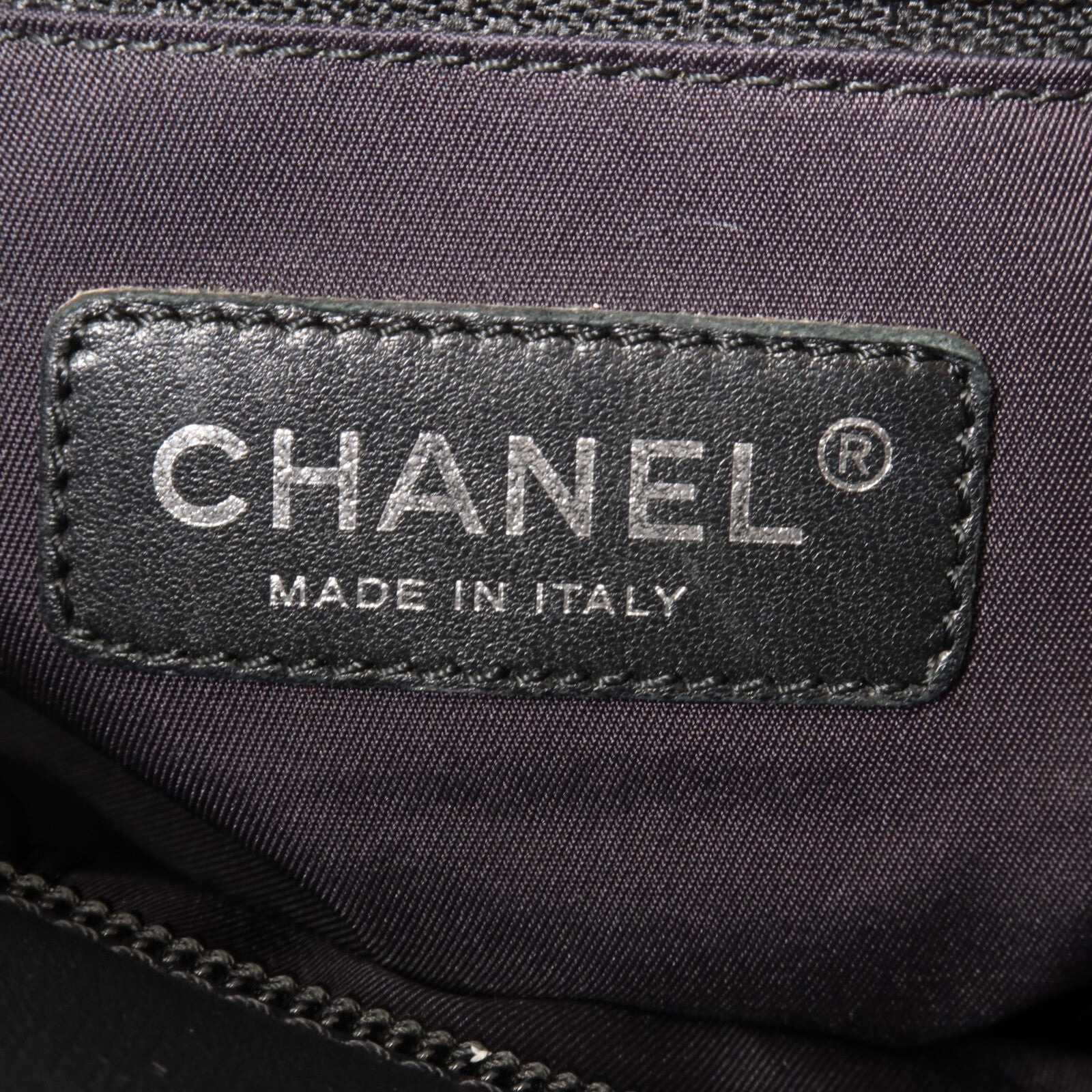 CHANEL 塗層帆布/尼龍Paris Biarritz手挽袋