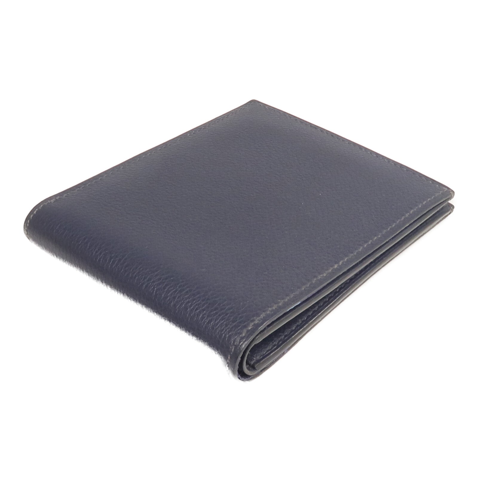 HERMES Evercolor皮革Copernic MC2錢包Bleu Nuit
