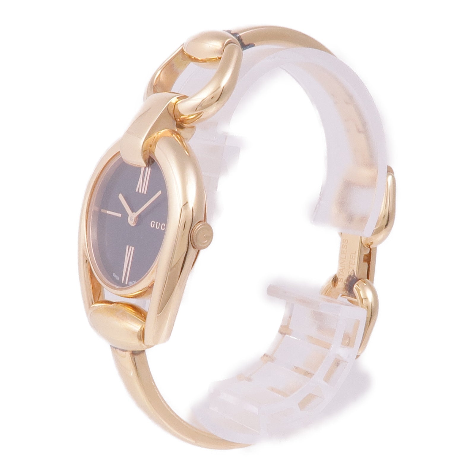 GUCCI Horsebit Rose Gold Steel 139.5