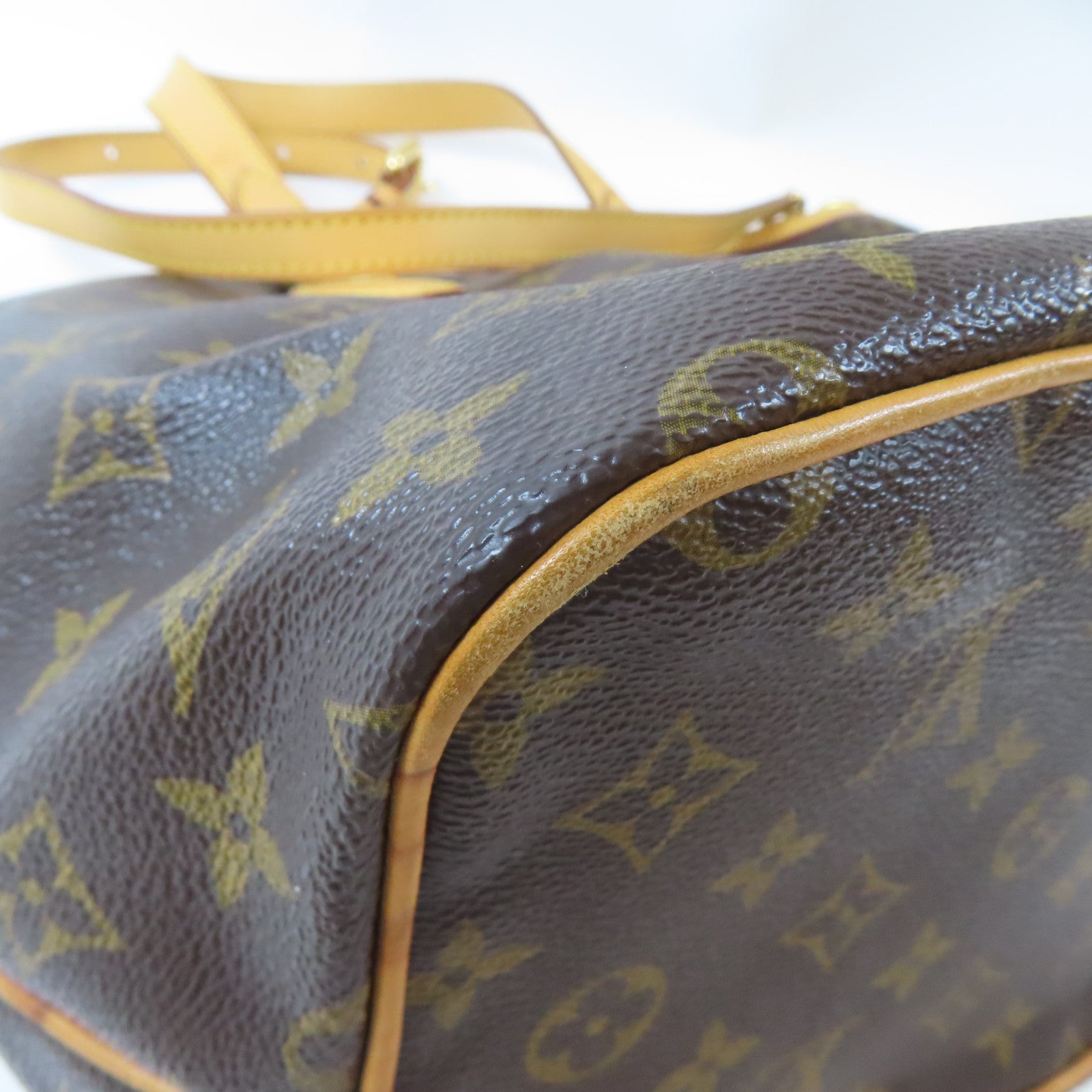LOUIS VUITTON Monogram Palermo PM金扣手挽肩背兩用袋啡色