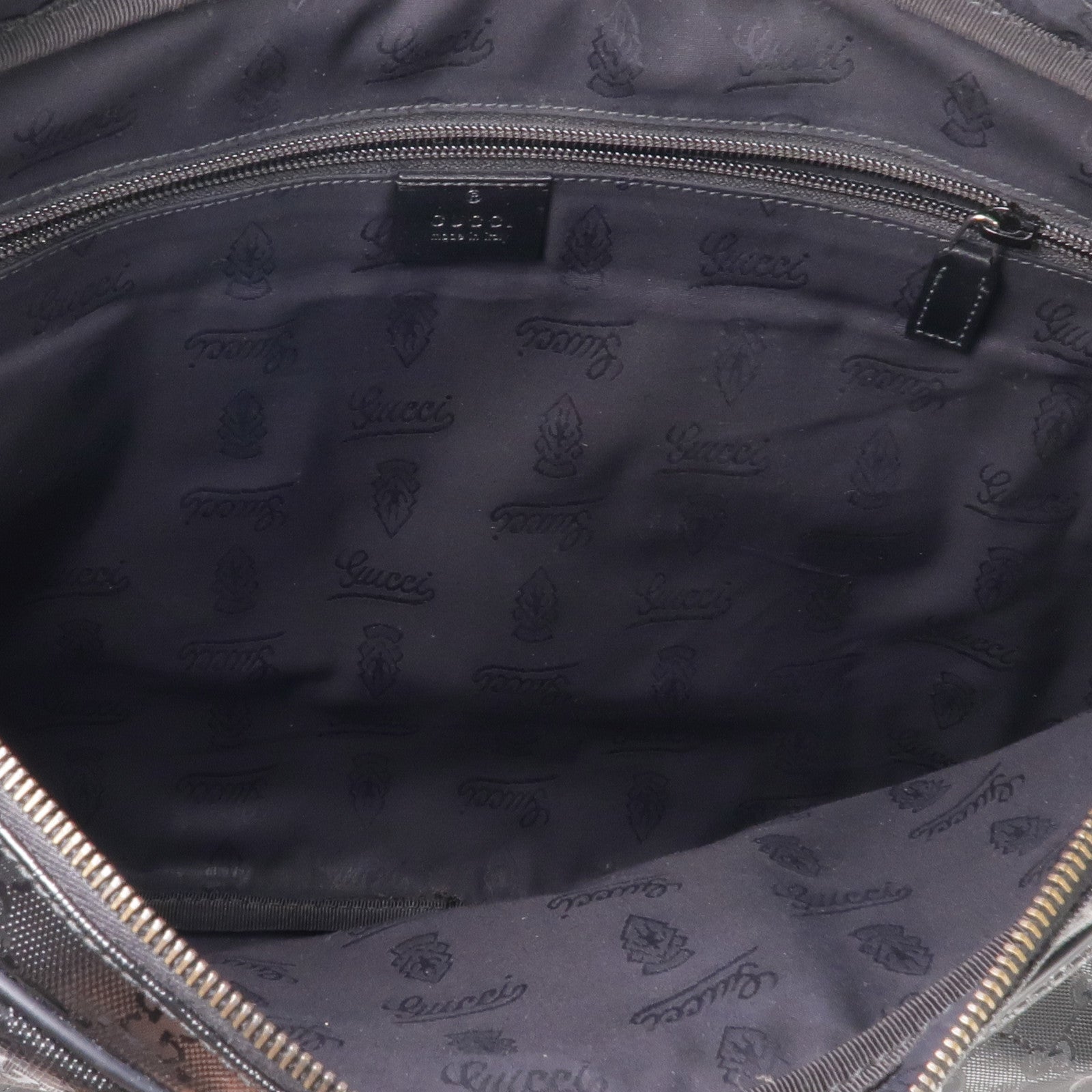GUCCI 塗層帆布Briefcase公事包