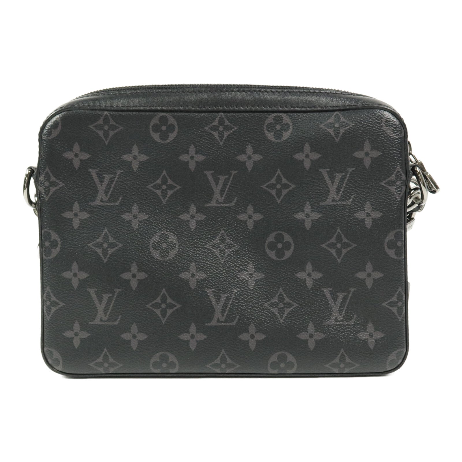 LOUIS VUITTON Monogram Eclipse Reverse Trio Messenger肩背袋