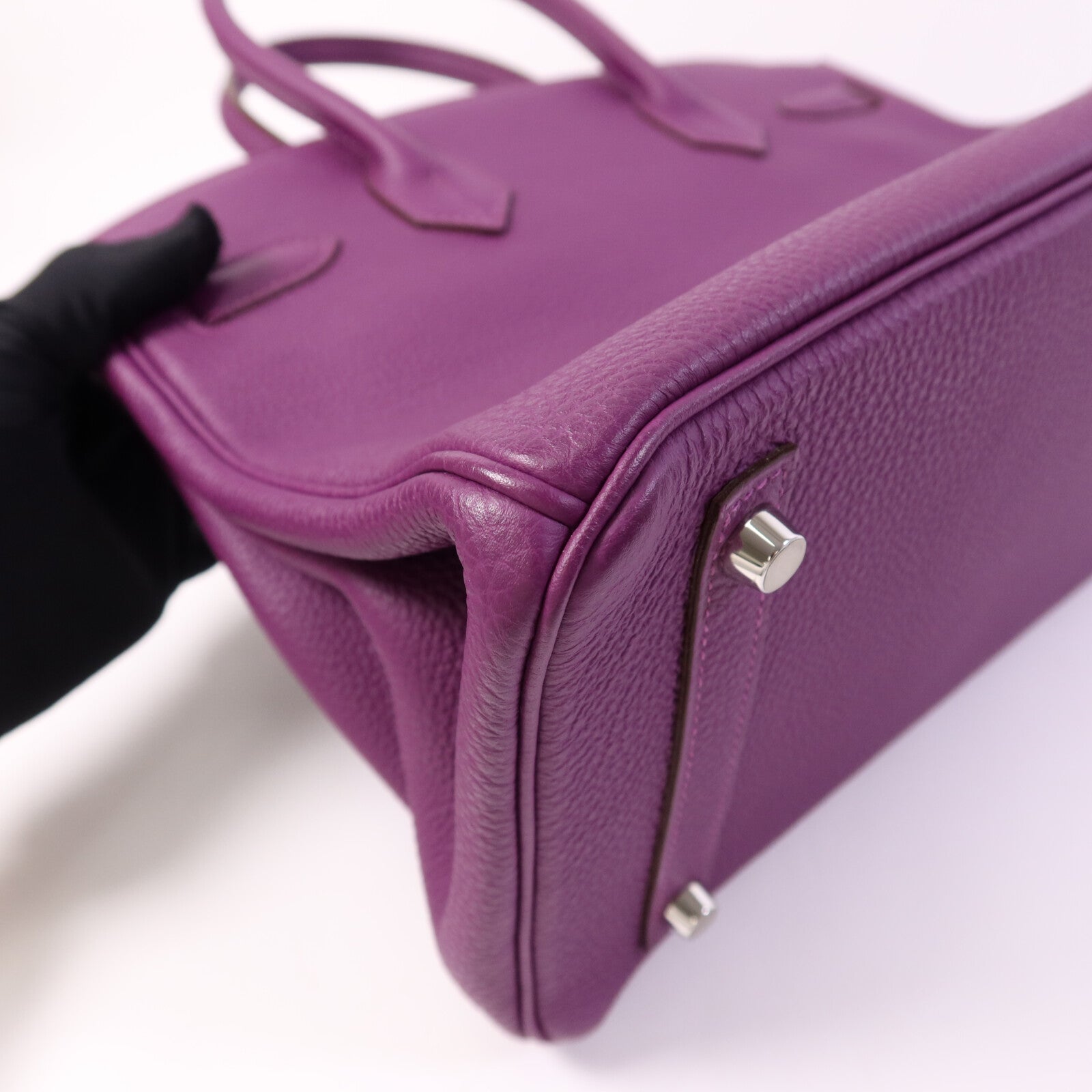 HERMES Togo皮革Birkin 30銀扣手挽袋