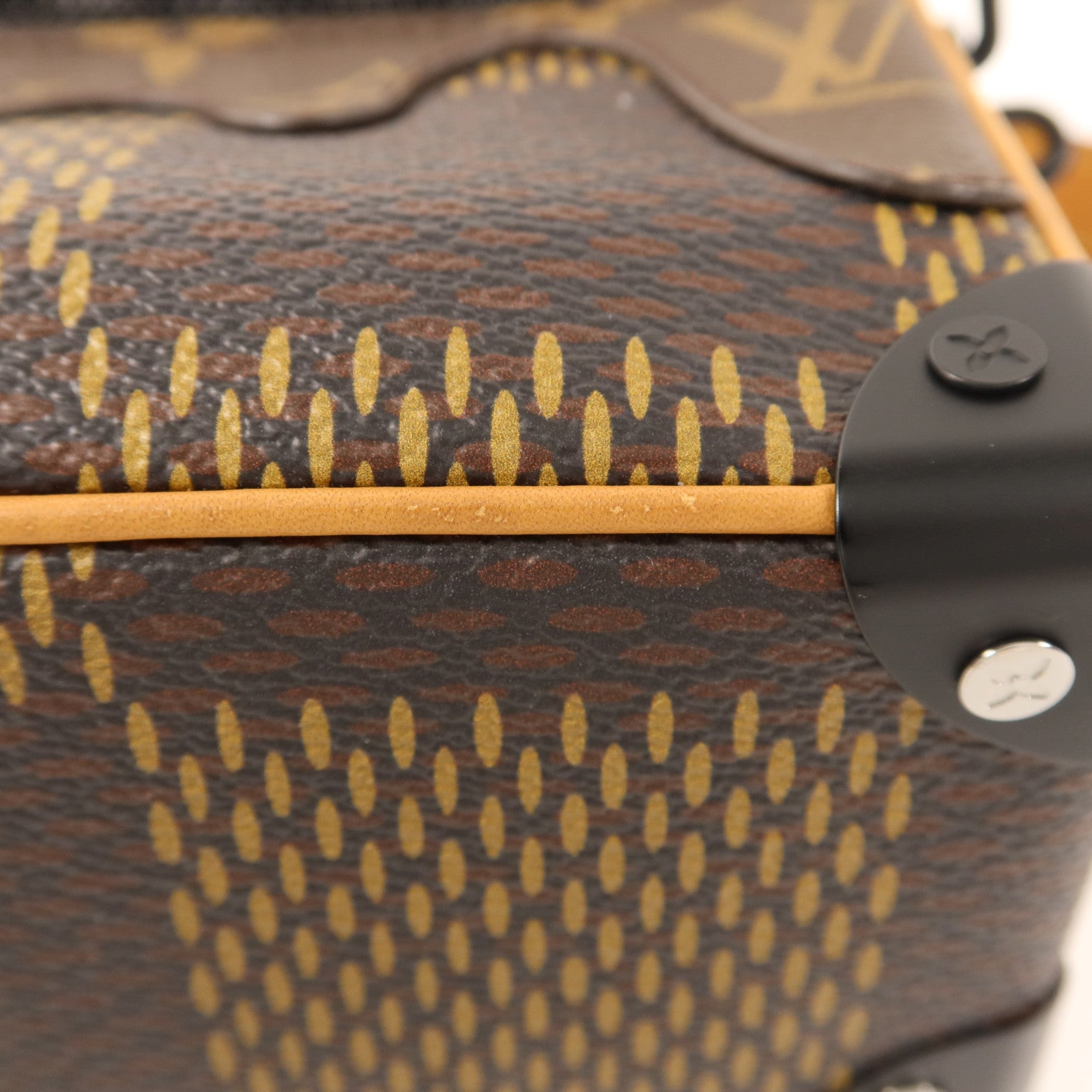 LOUIS VUITTON Damier Giant Ebene × Nigo Mini Soft Trunk肩背袋