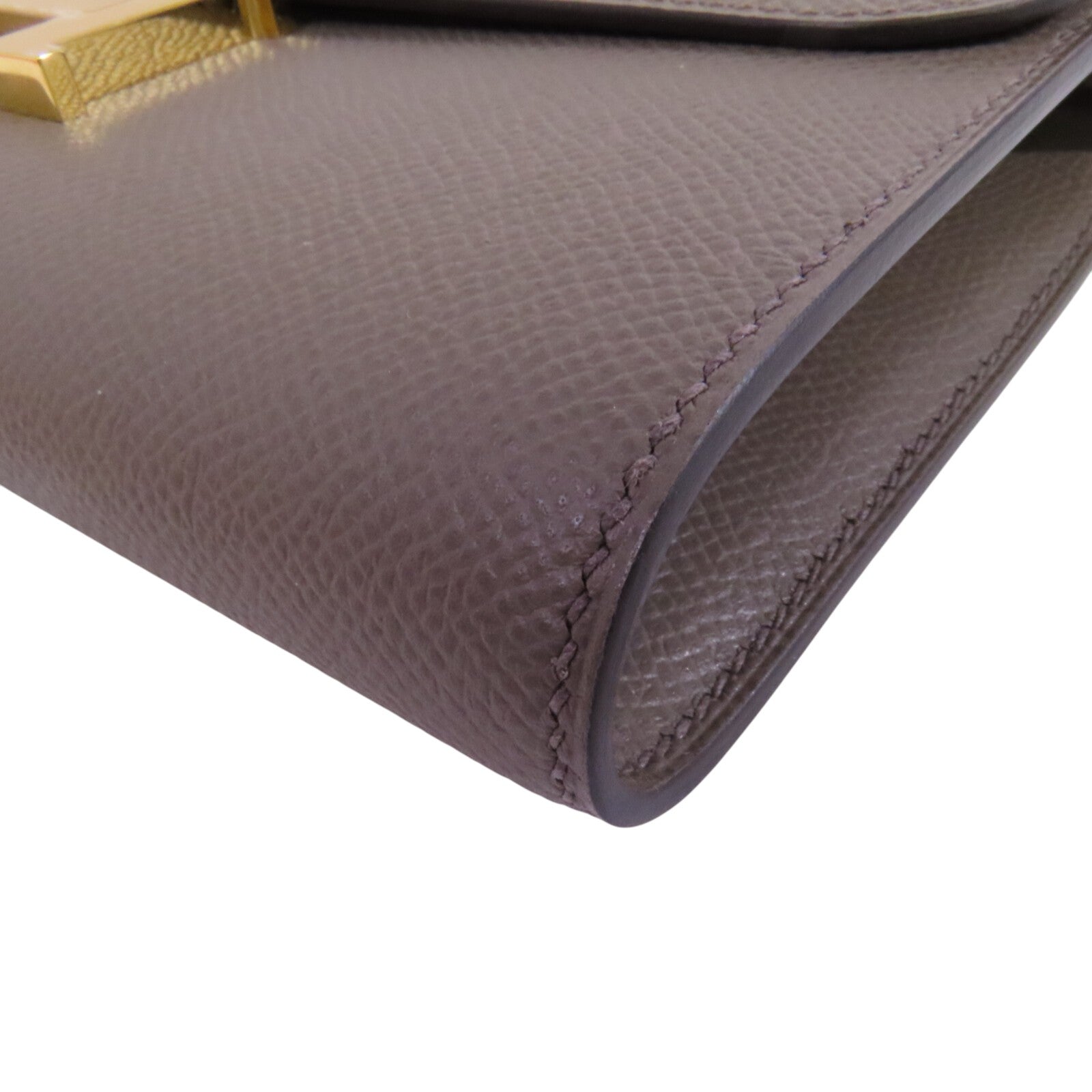 HERMES Epsom皮革Constance To Go金扣肩背袋