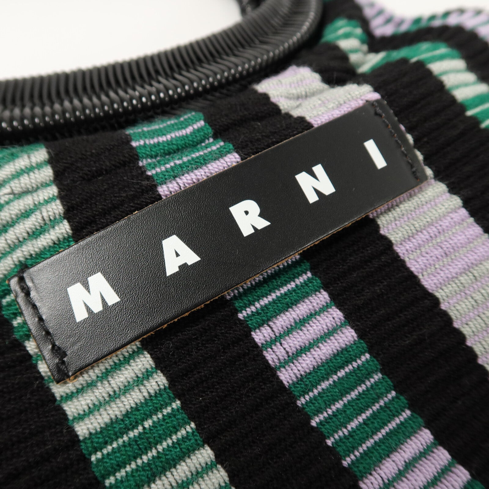 MARNI 棉質Boat Bag手挽袋