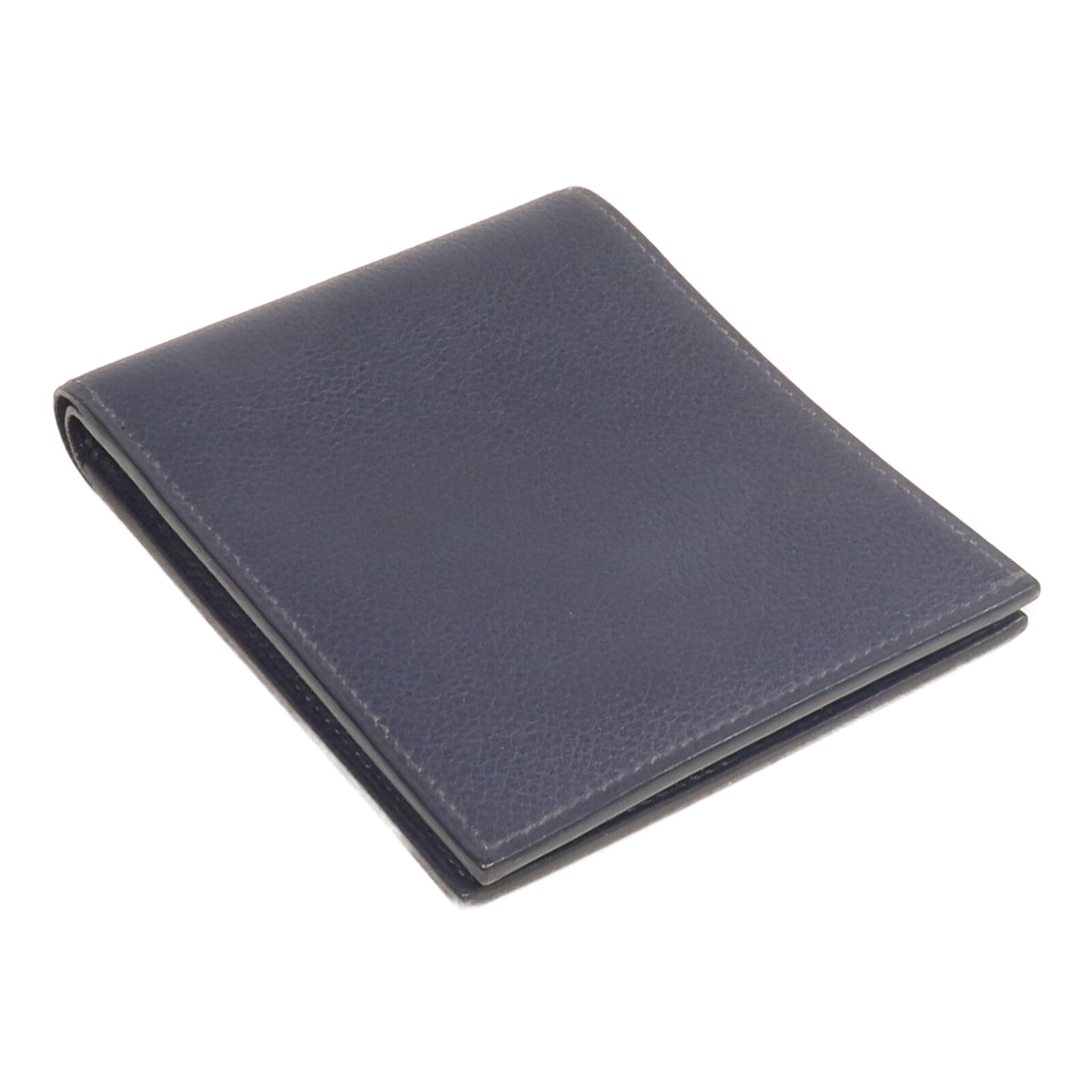 HERMES Evercolor皮革Copernic MC2錢包Bleu Nuit