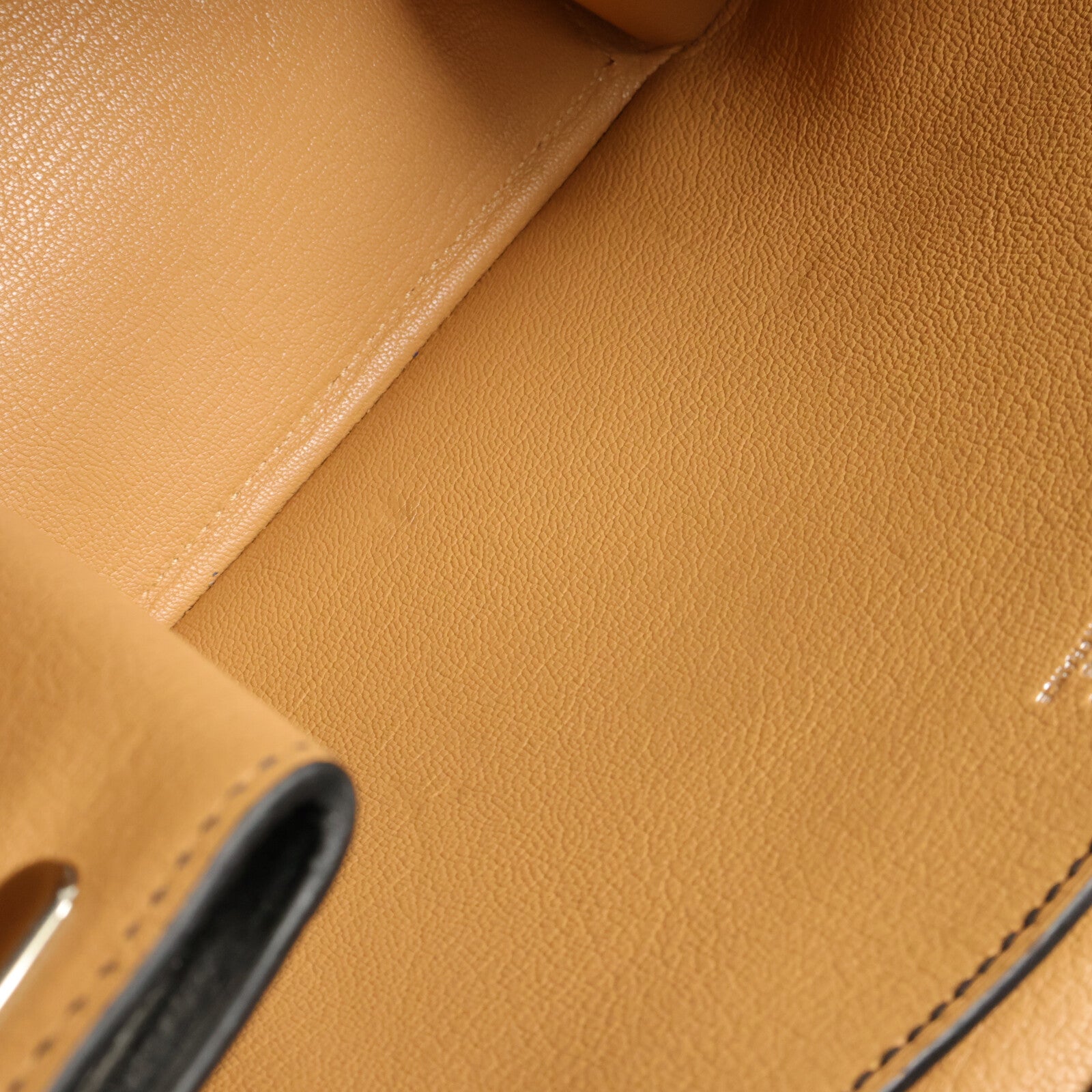 HERMES Novillo Opli 28肩背袋Noir/Toffee