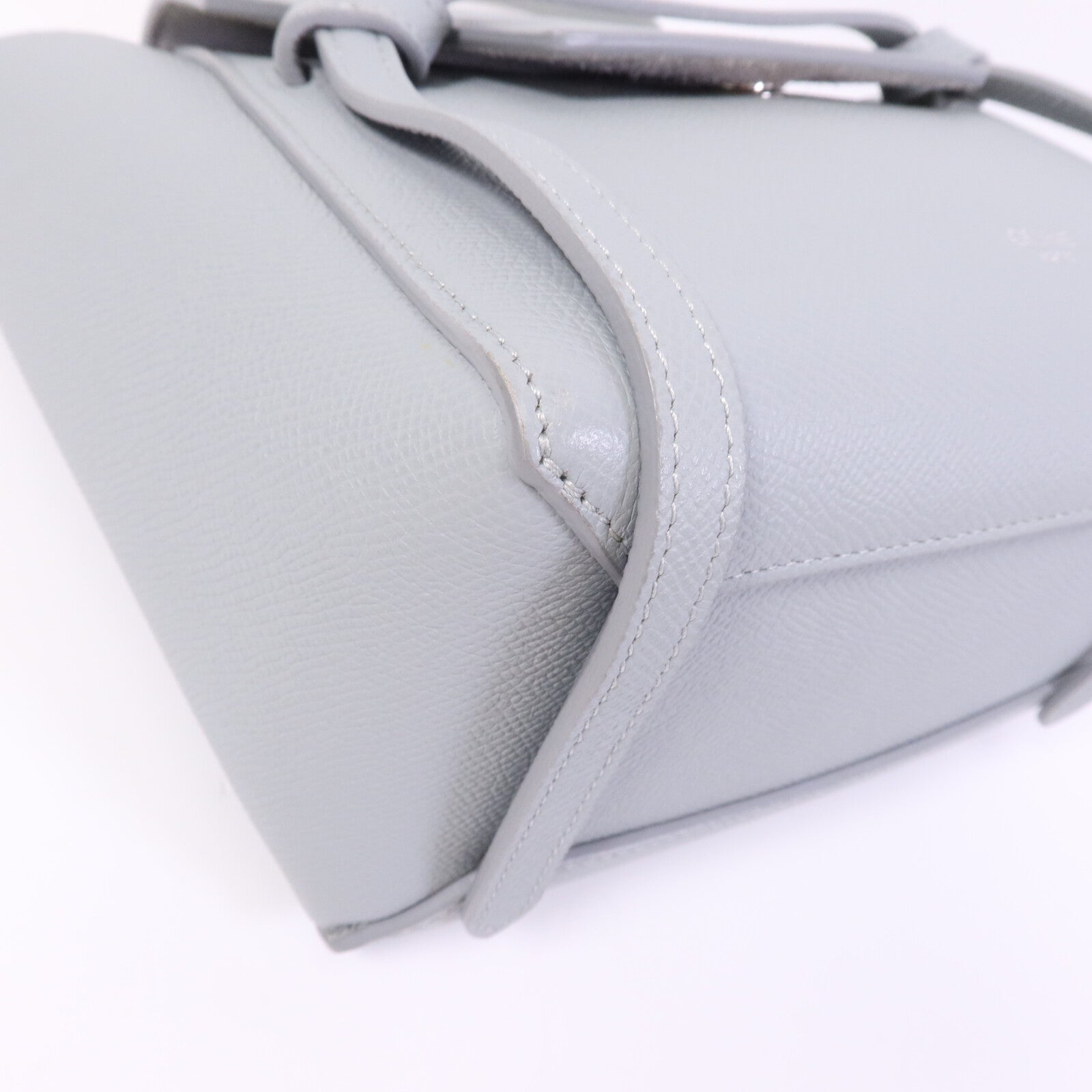 CELINE 牛皮皮革Nano Belt Bag銀扣手挽肩背兩用袋