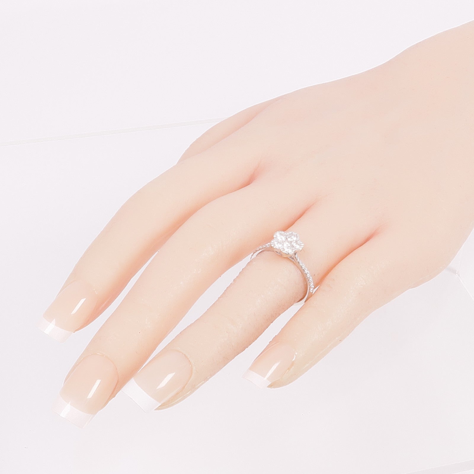 JEWELRY 【激減優惠】18K白金Diamond Ring鑽石戒指US#5.5