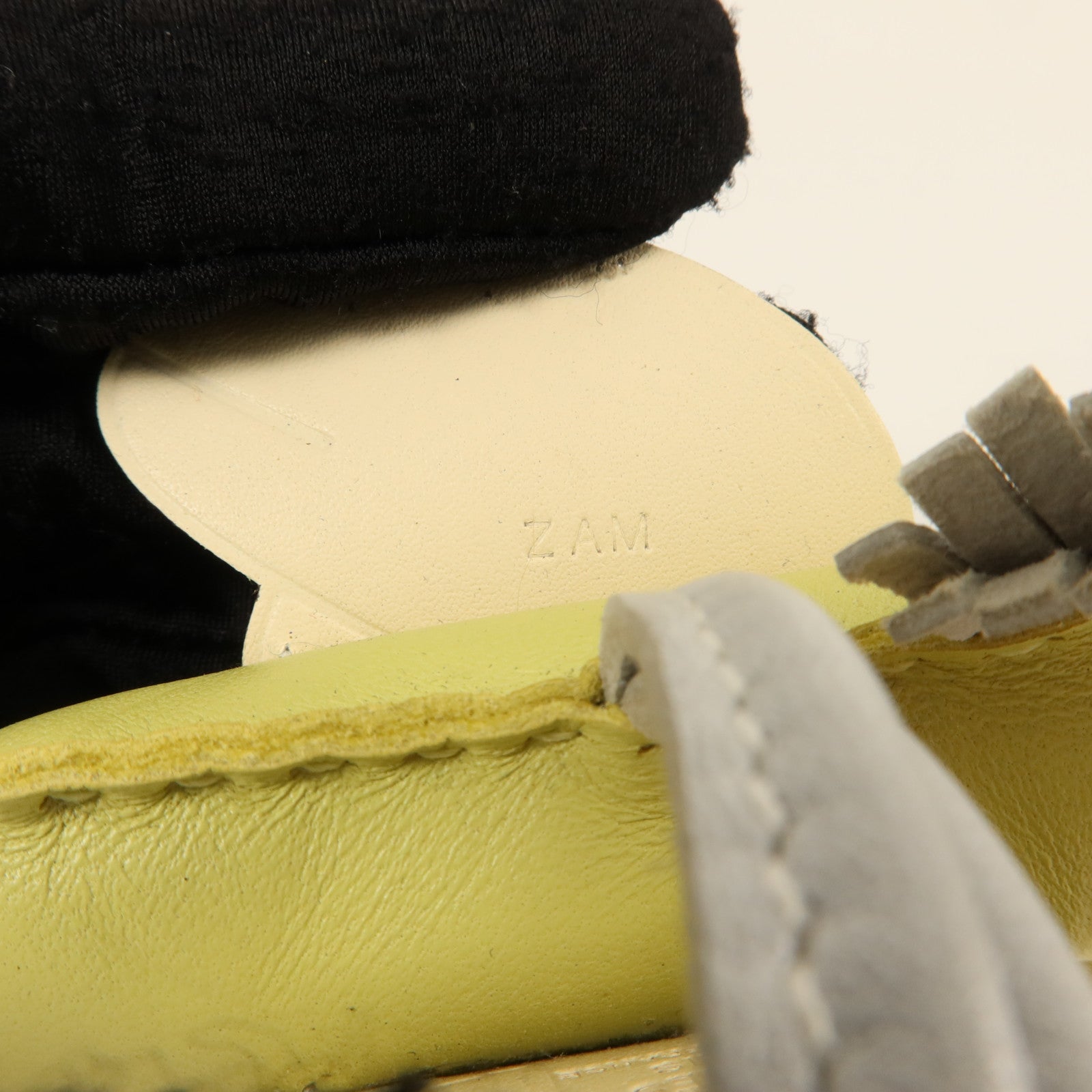 HERMES Milo皮革/Swift皮革Rodeo Pegase MM掛飾Nata/Jaune Bourgeon