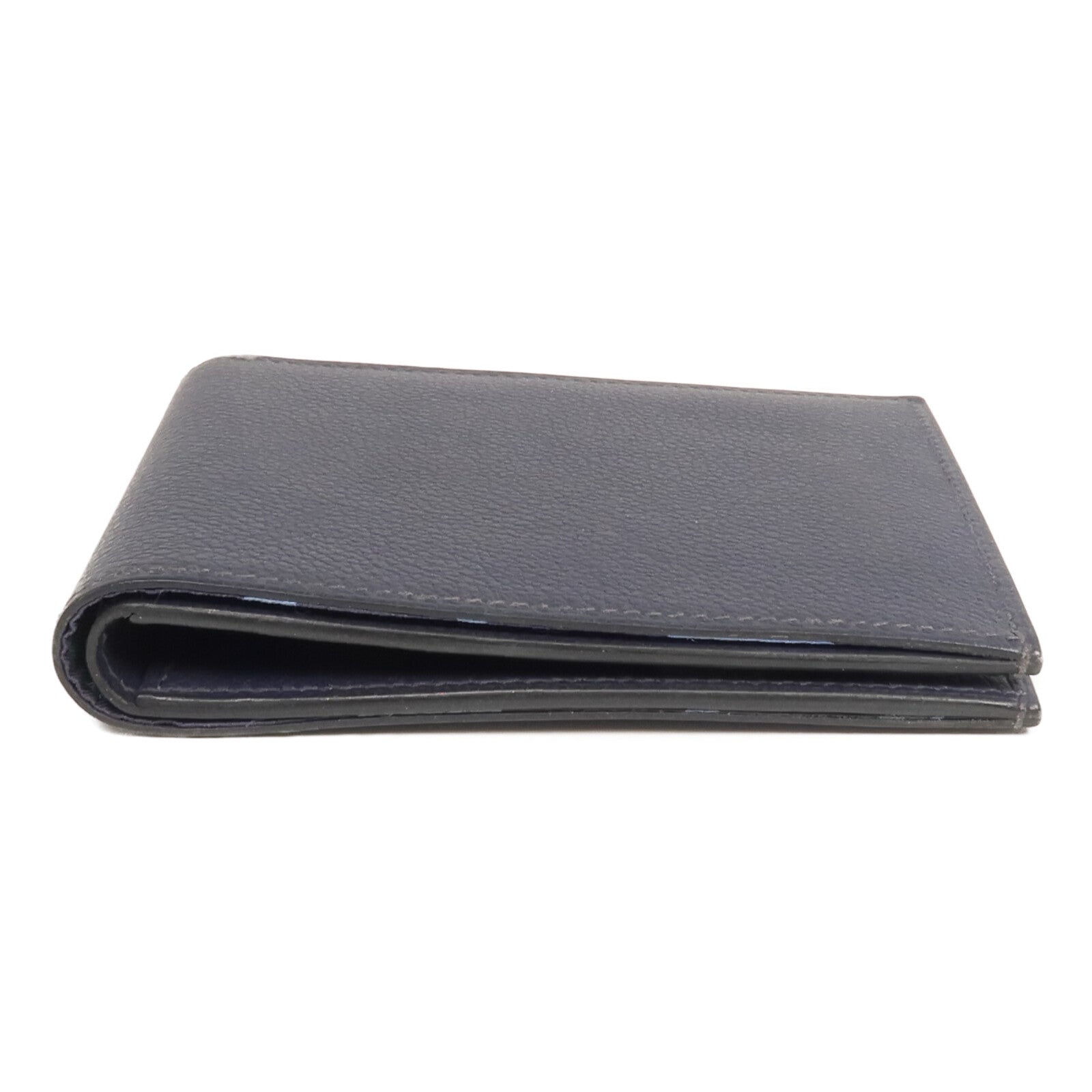 HERMES Evercolor皮革Copernic MC2錢包Bleu Nuit