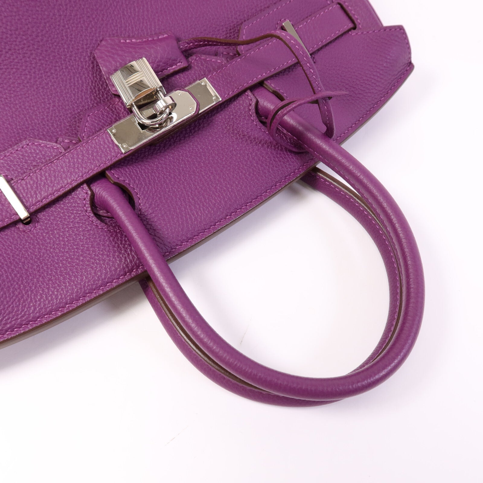 HERMES Togo皮革Birkin 30銀扣手挽袋