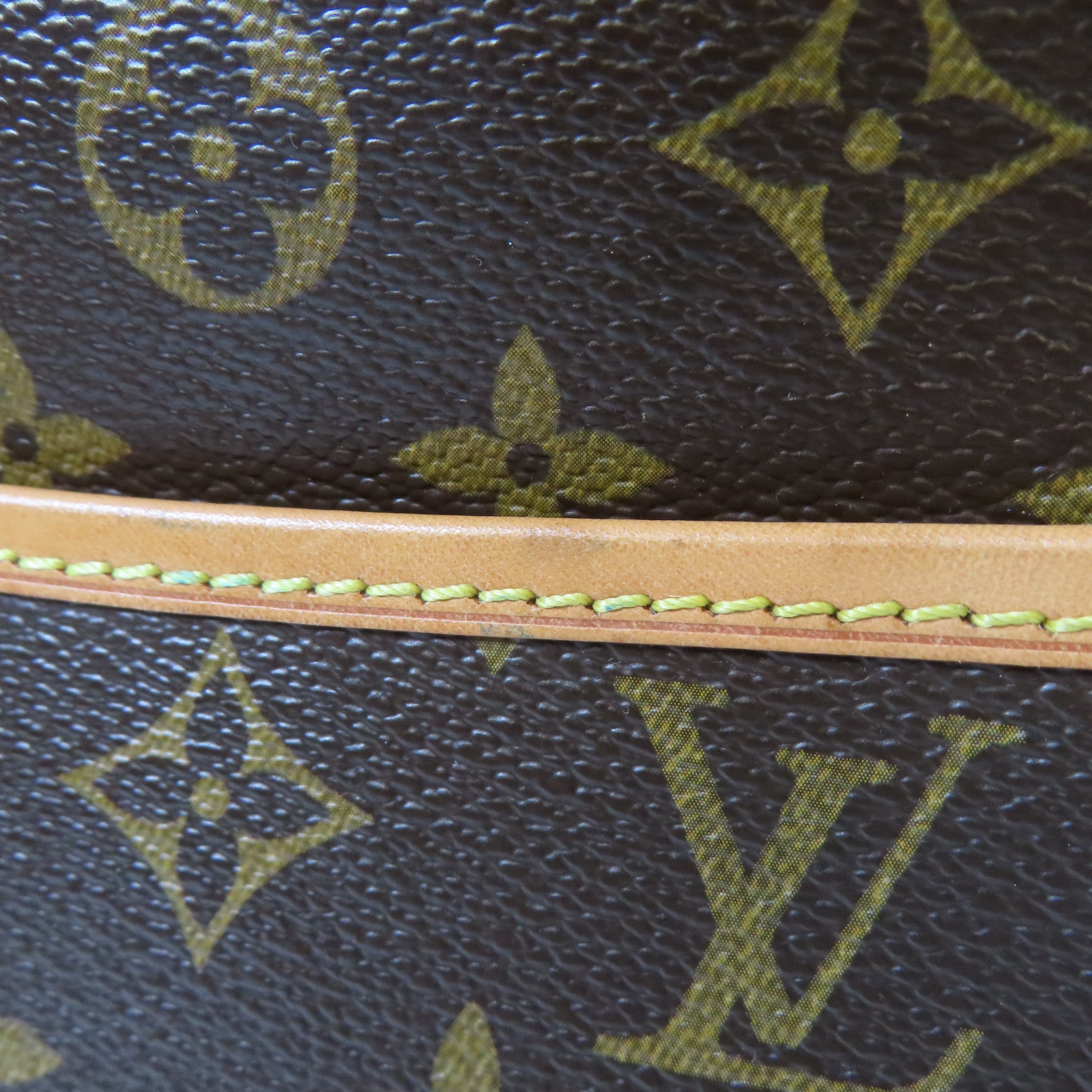 LOUIS VUITTON Monogram Trouville Handbag金扣手挽袋啡色