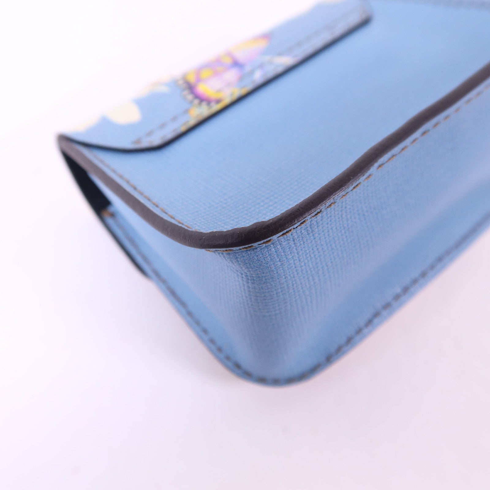 Furla 牛皮皮革Metropolis Mini Cosmetic Case金扣手挽袋