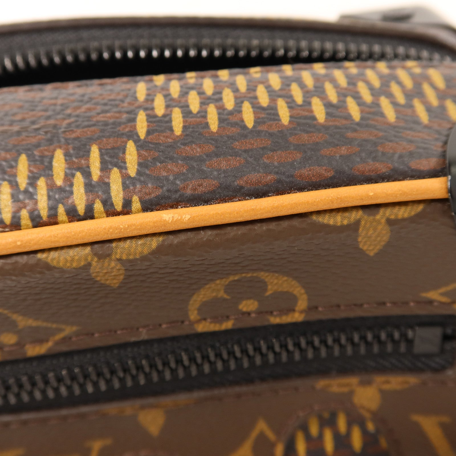 LOUIS VUITTON Damier Giant Ebene × Nigo Mini Soft Trunk肩背袋