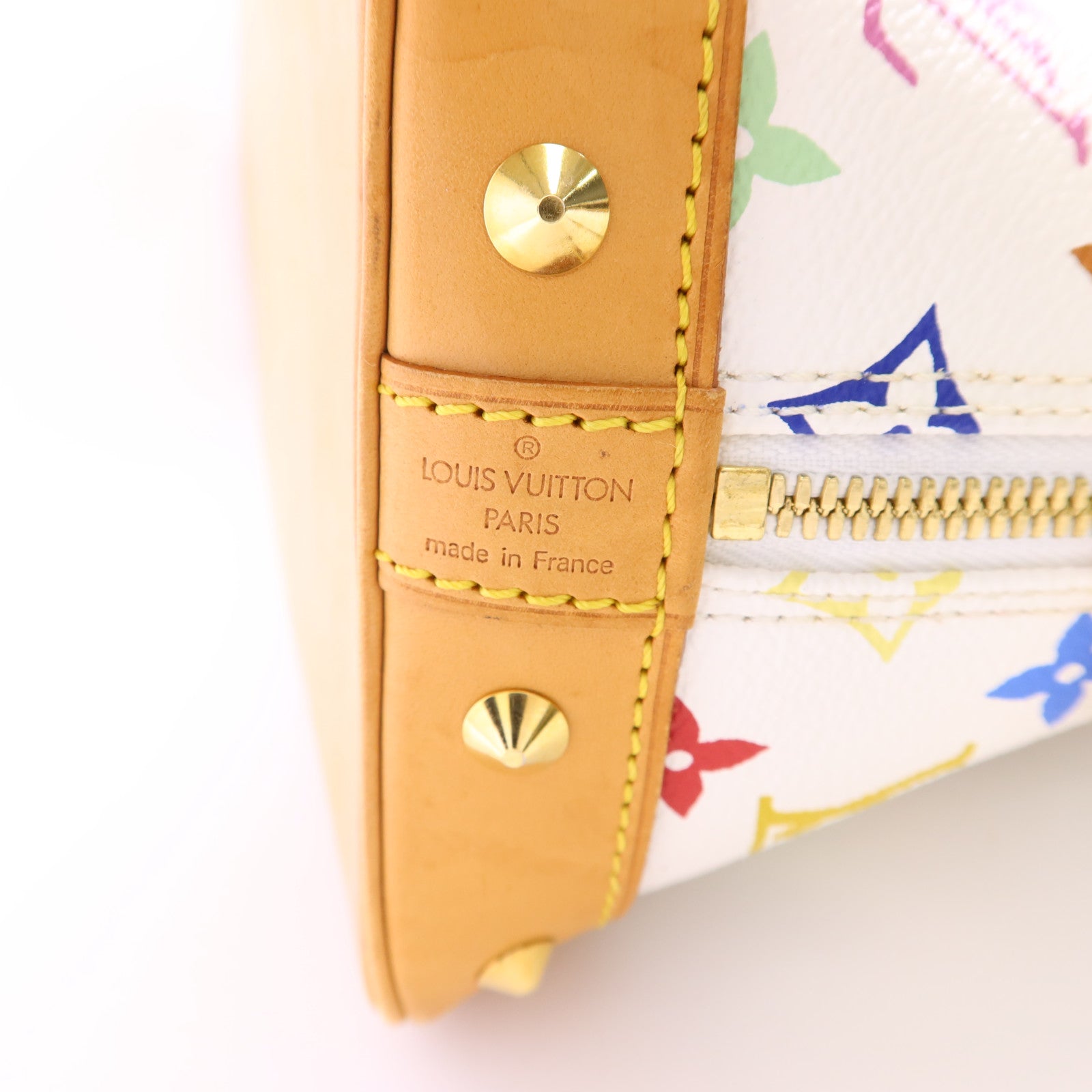 LOUIS VUITTON Monogram Multicolore Alma金扣手挽袋