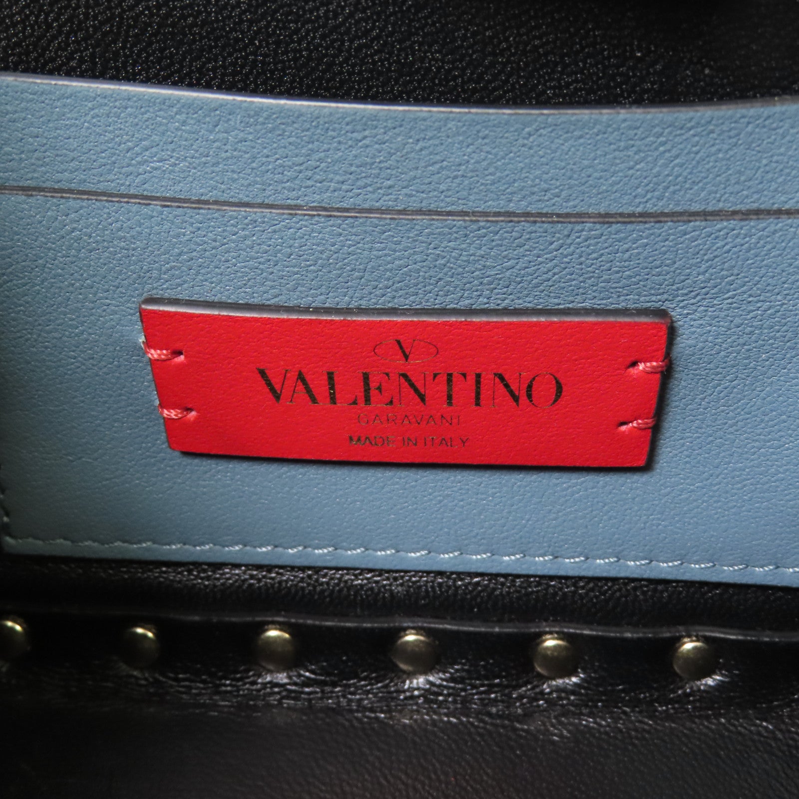Valentino 牛皮皮革Chain Shoulder Bag金扣鏈帶肩背袋