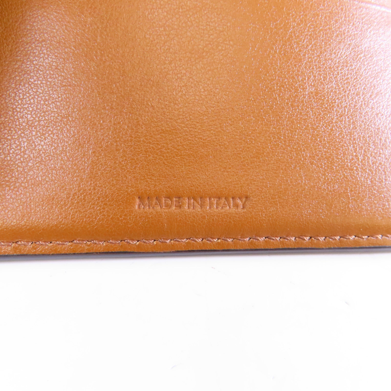 CELINE 塗層帆布/牛皮皮革Small Triomphe Wallet金扣錢包啡色