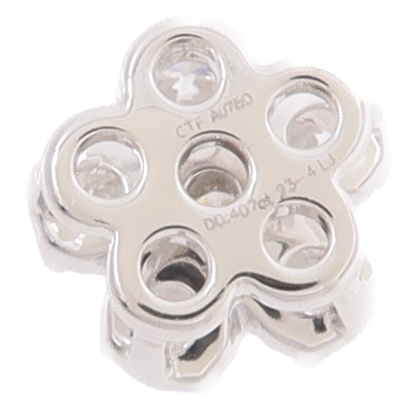 JEWELRY 18K白金Diamond Pendant Top鑽石吊墜