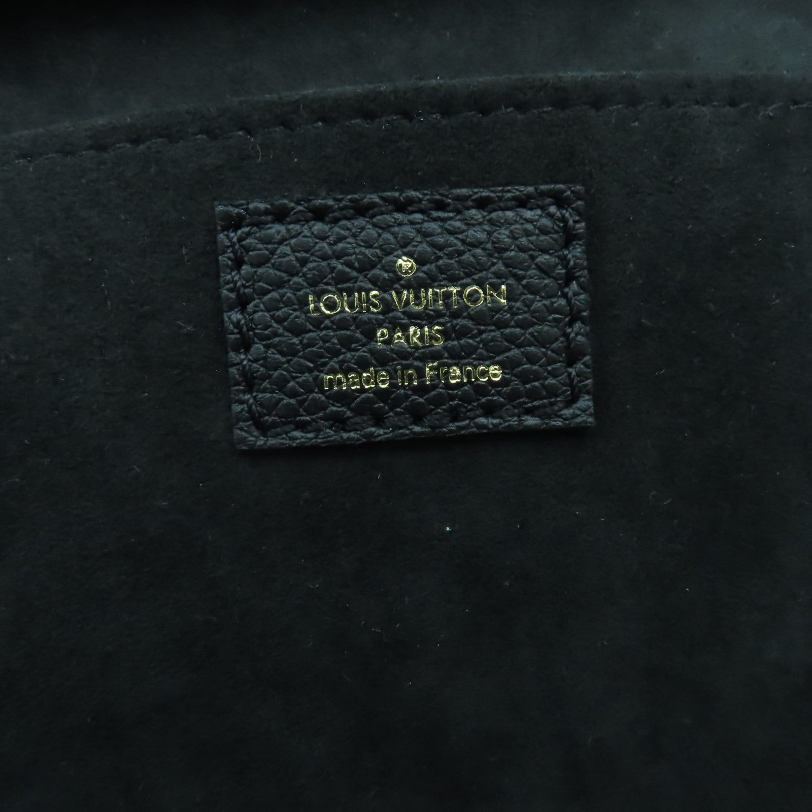 LOUIS VUITTON 【激減優惠】Monogram Empreinte Sac Plat金扣手挽肩背兩用袋黑色