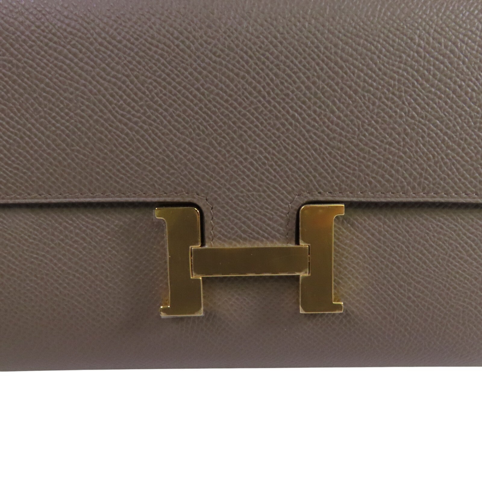 HERMES Epsom皮革Constance To Go金扣肩背袋