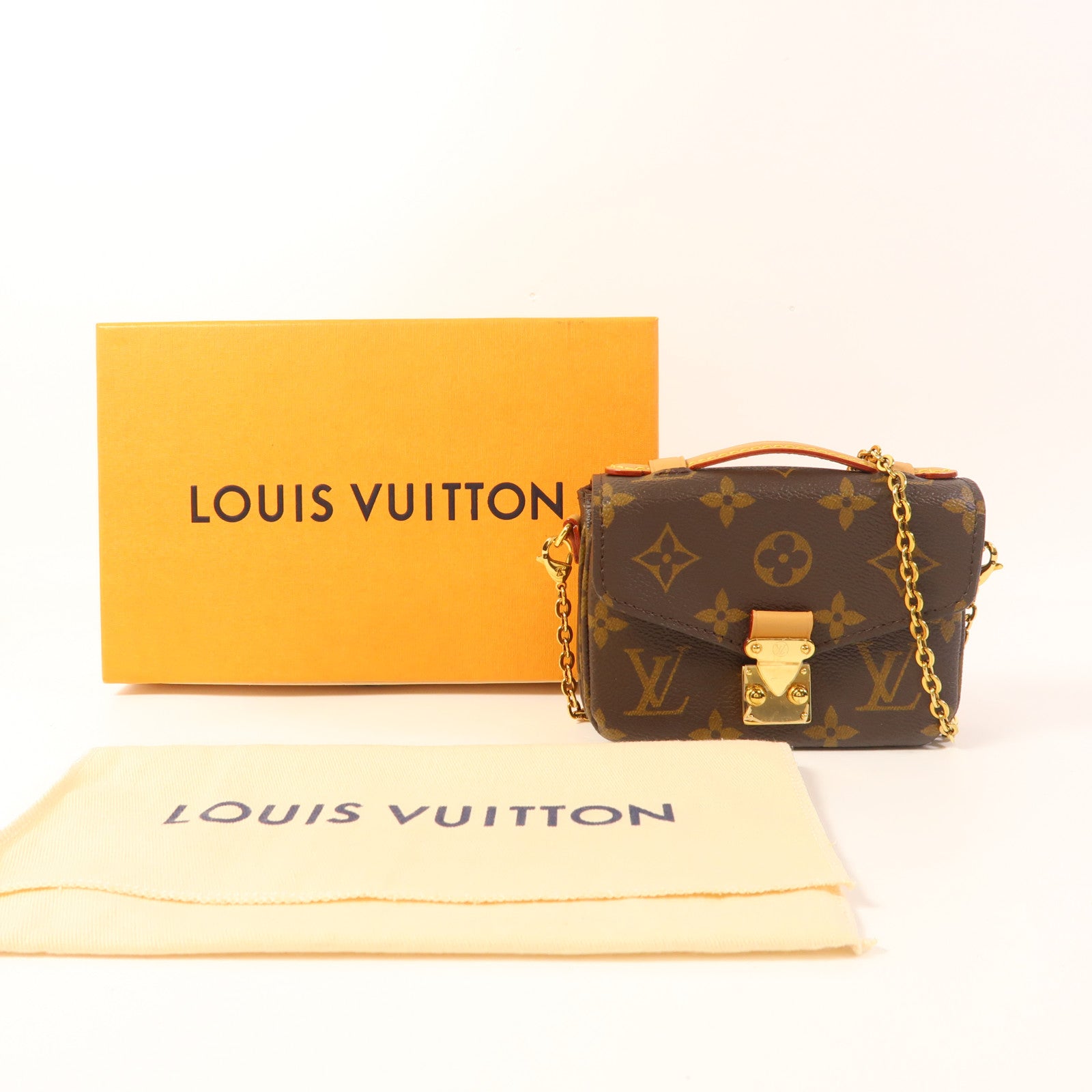 LOUIS VUITTON Monogram Micro Metis金扣肩背袋