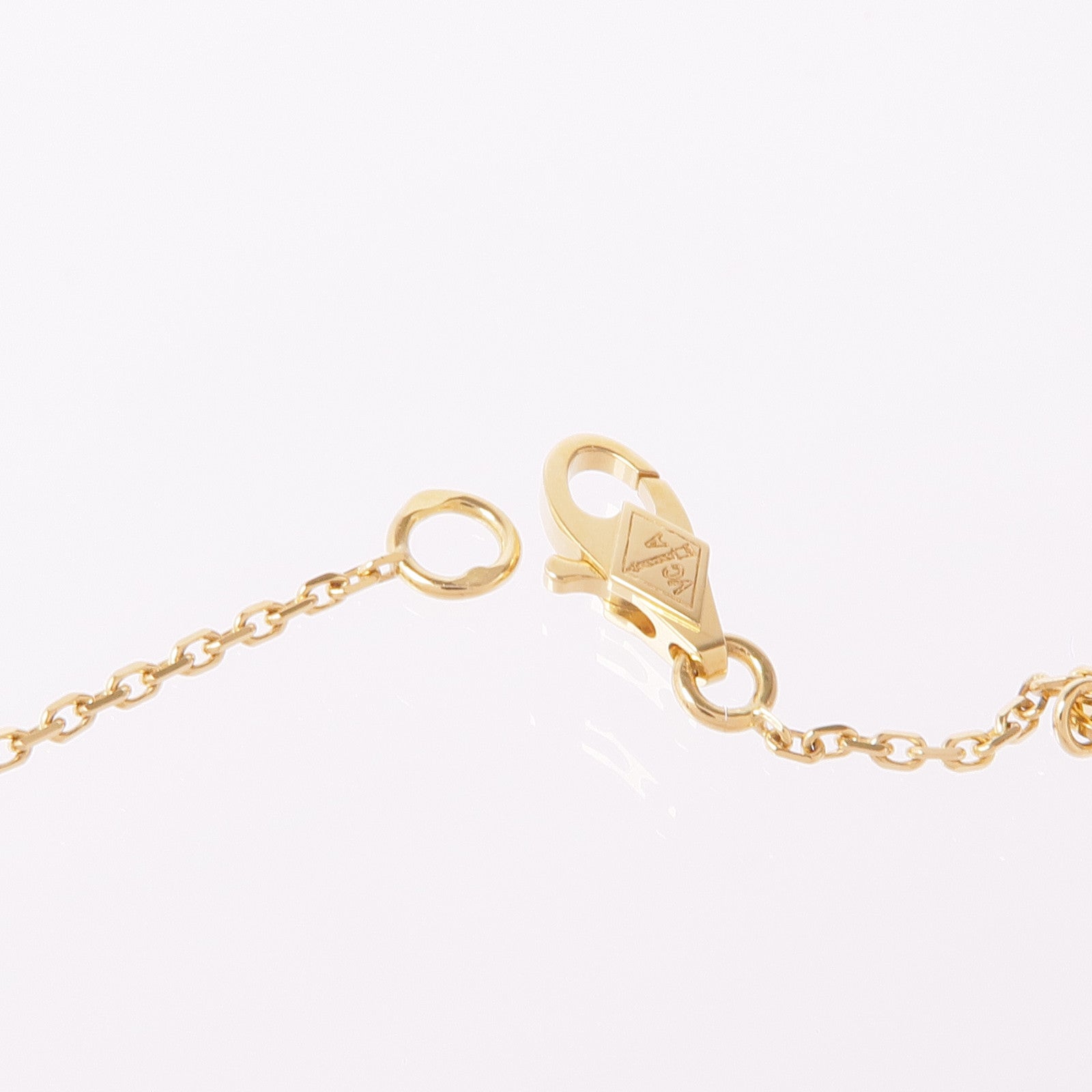 Van Cleef & Arpels 18K黃金/珍珠母貝Sweet Alhambra項鍊