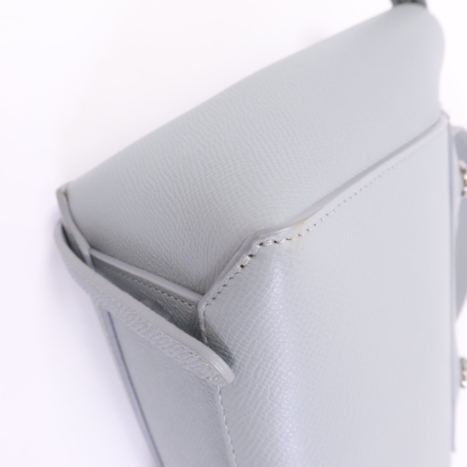 CELINE 牛皮皮革Nano Belt Bag銀扣手挽肩背兩用袋