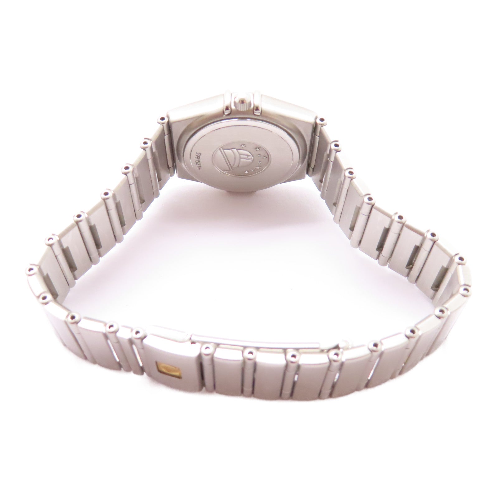 OMEGA Constellation Mini不鏽鋼手錶石英機芯白色