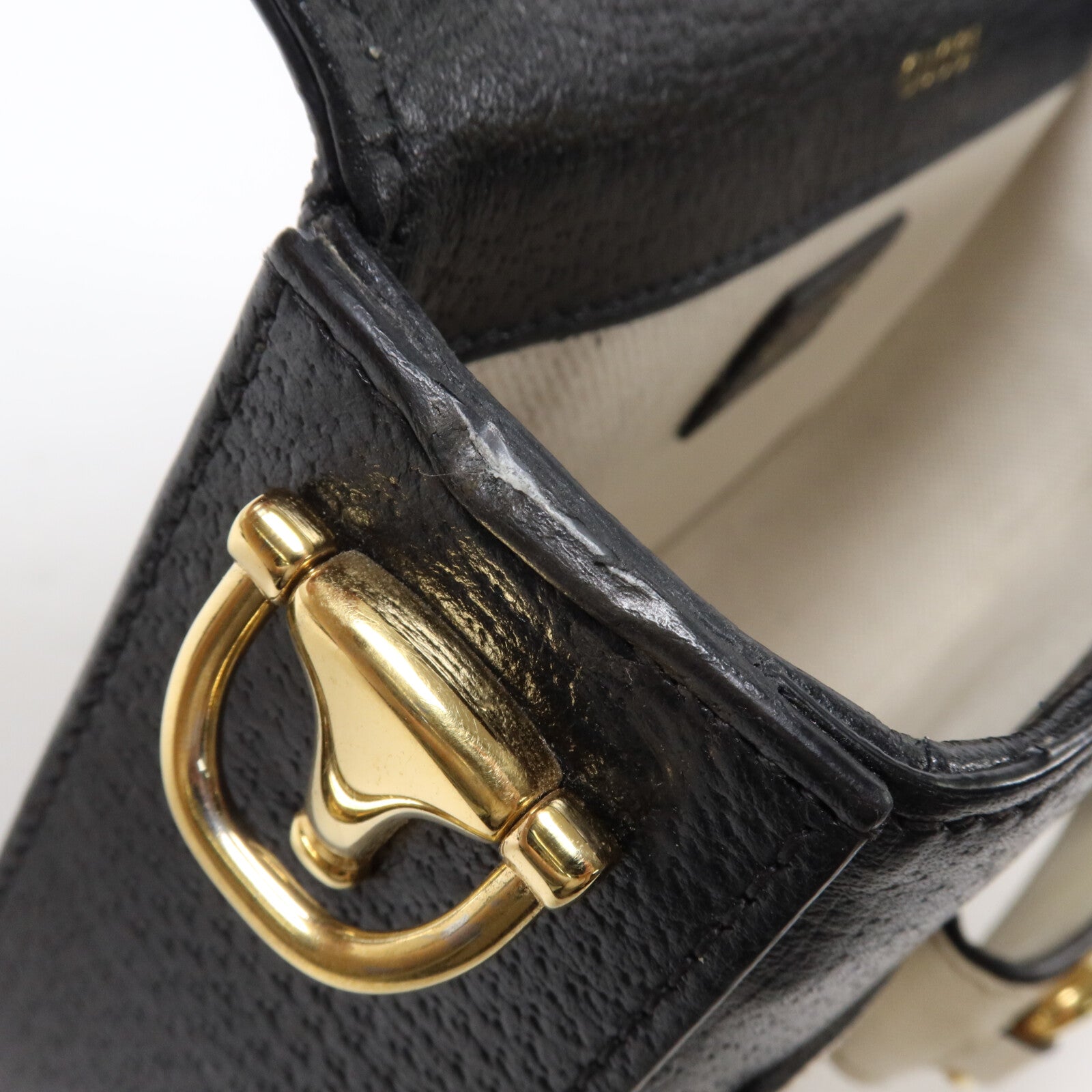 GUCCI 牛皮皮革Gucci x Adidas Horsebit 1955 Small金扣肩背袋