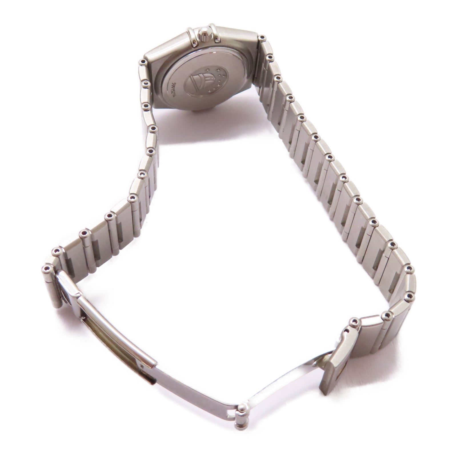 OMEGA Constellation Mini不鏽鋼手錶石英機芯白色