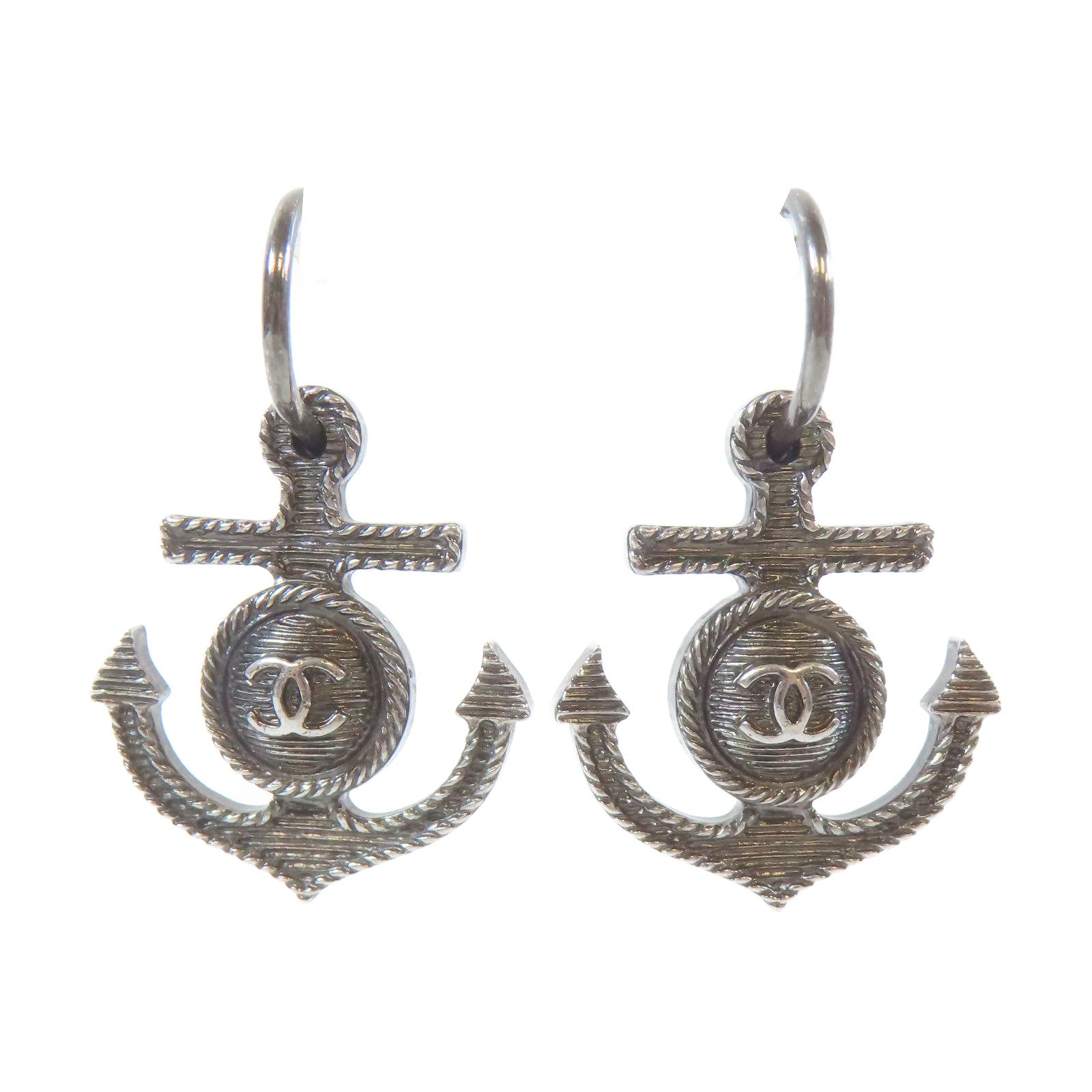CHANEL 【激減優惠】金屬Earrings耳環黑色