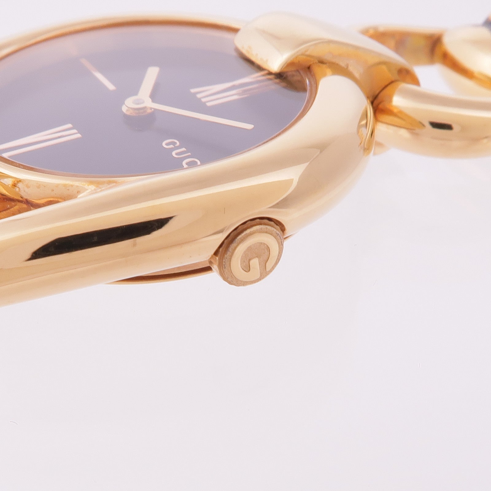 GUCCI Horsebit Rose Gold Steel 139.5