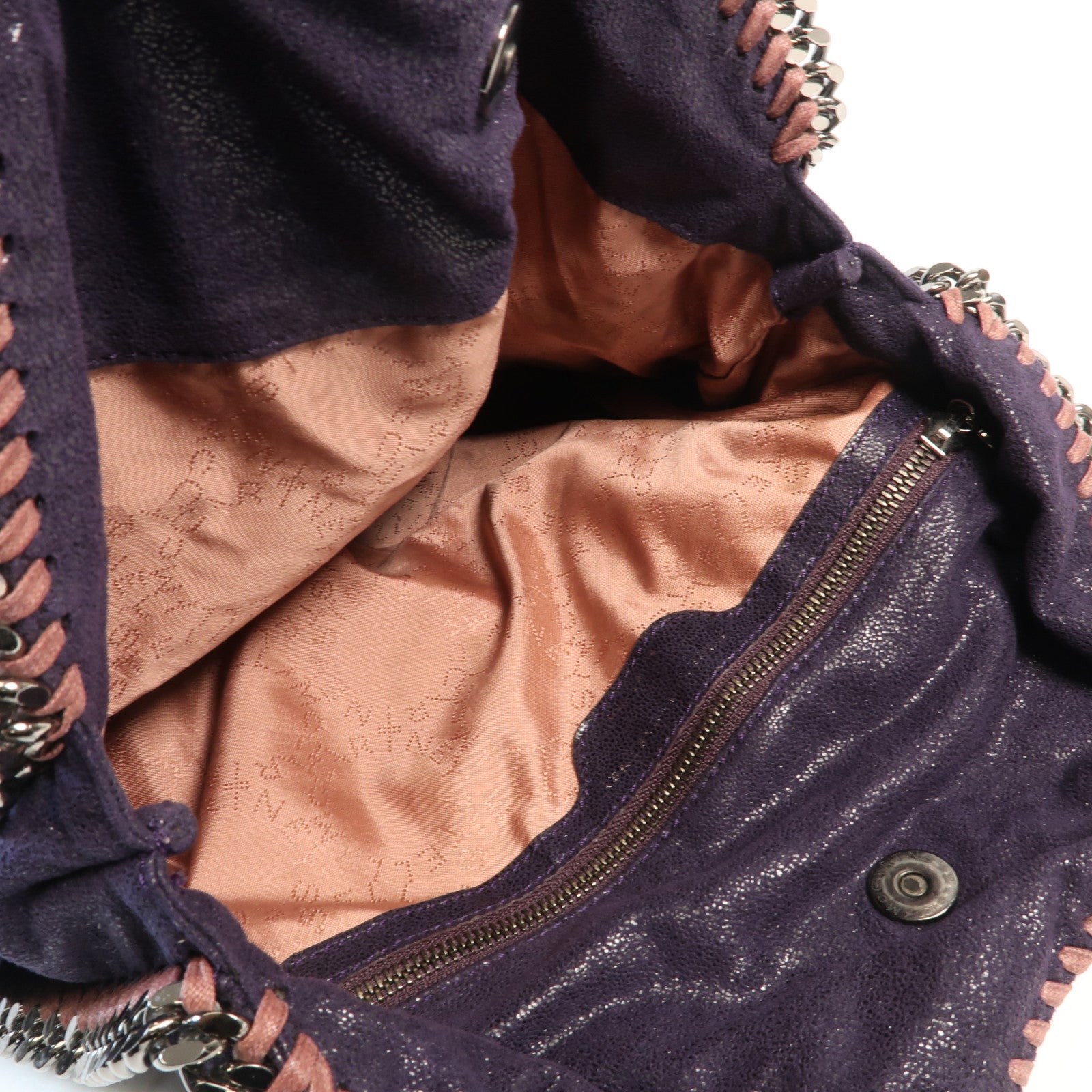 SELECTION 聚酯纖維Stella Mccartney Chain Bag銀扣鏈帶肩背袋