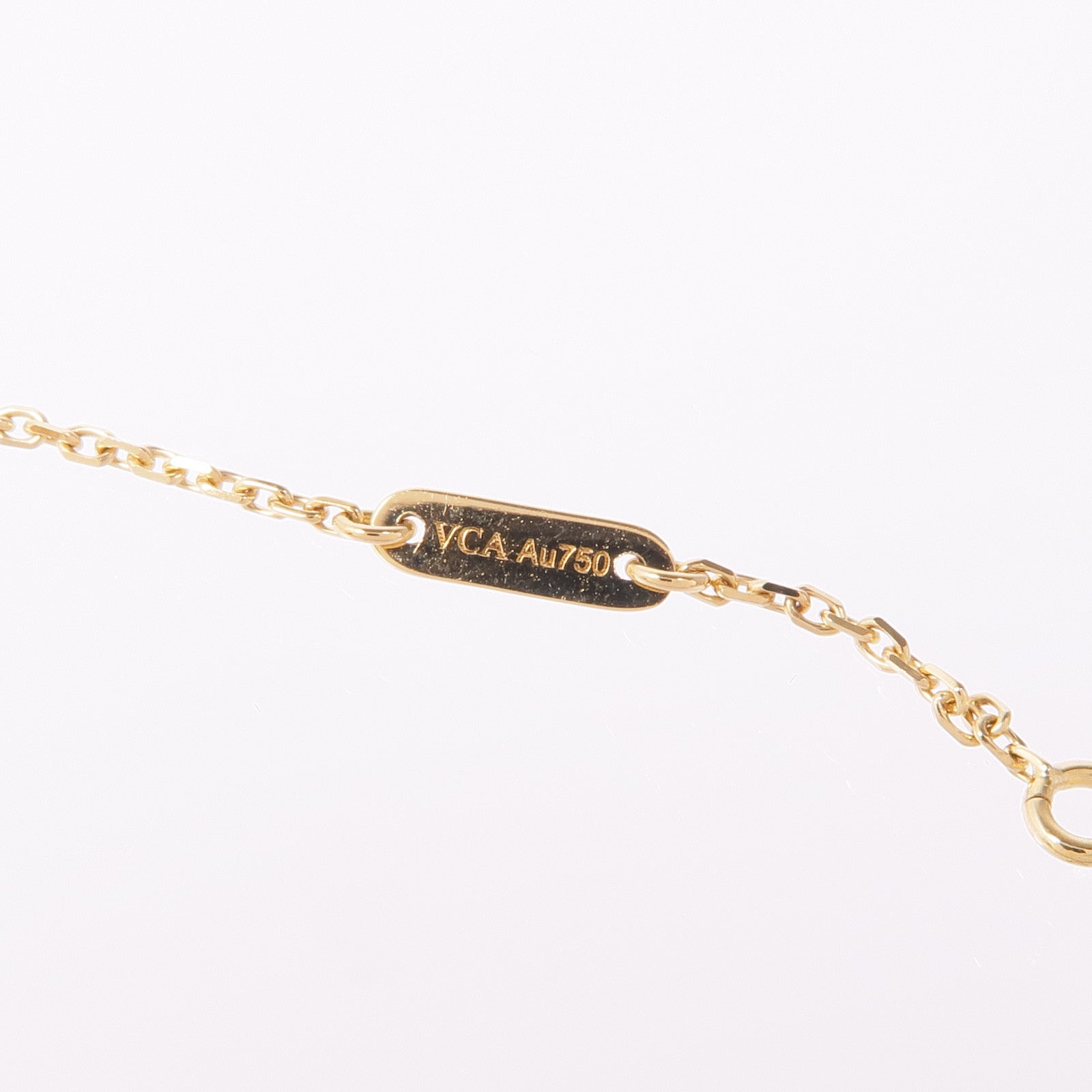Van Cleef & Arpels 18K黃金/珍珠母貝Sweet Alhambra項鍊