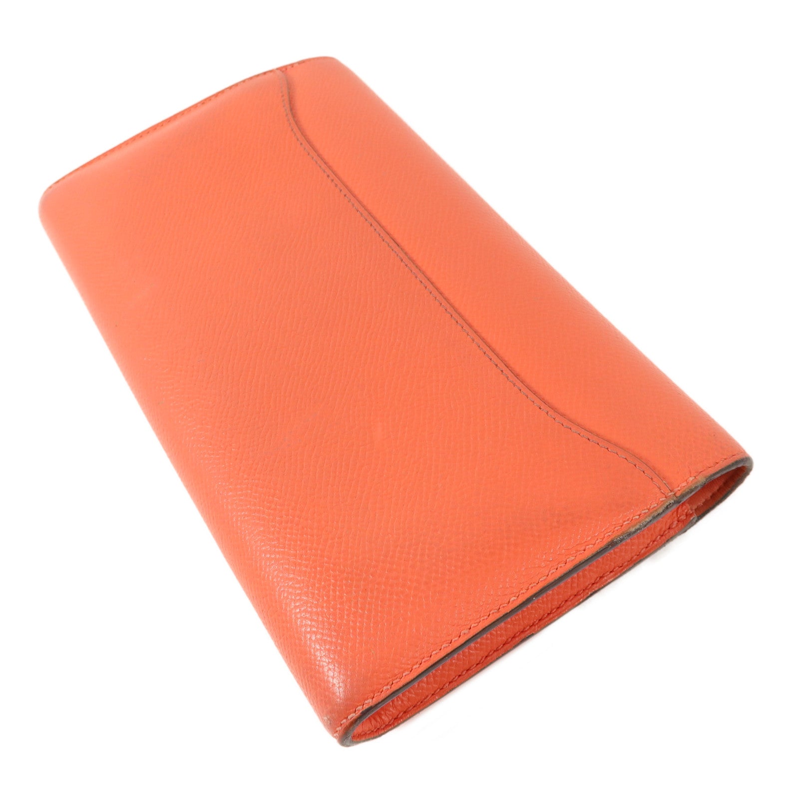 HERMES Epsom皮革Constance Long Wallet長錢包Rose Jaipur